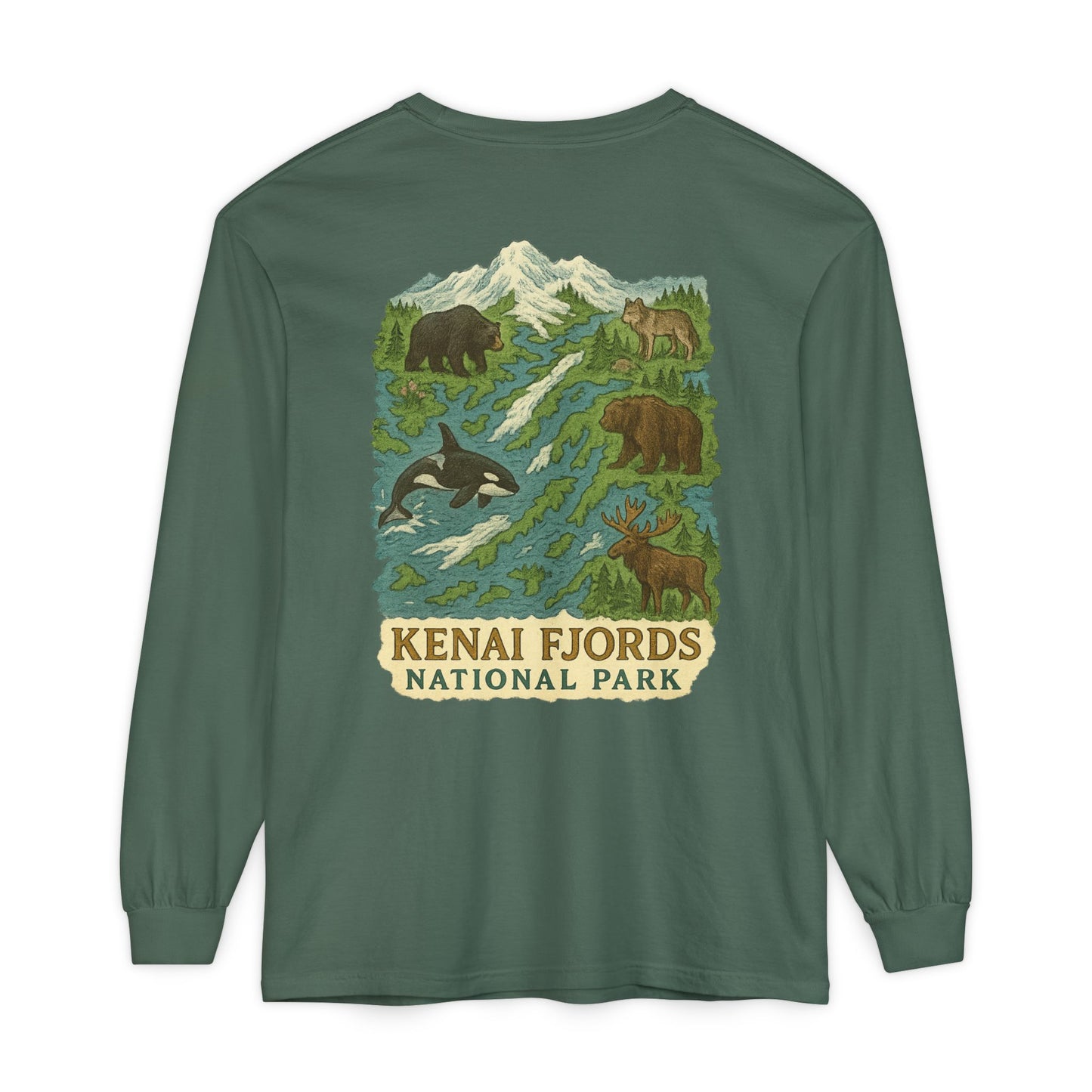 Kenai Fjords National Park Long Sleeve tee