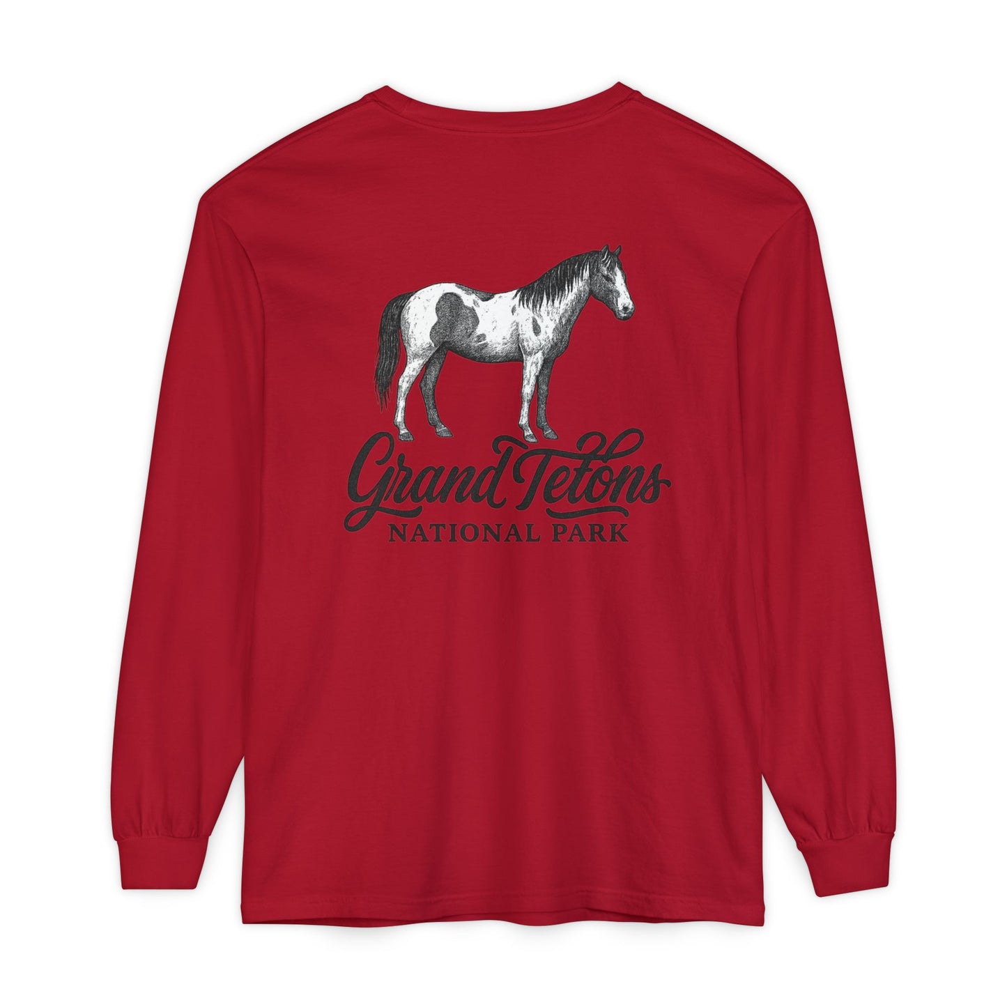 Grand Teton Park Shirt Long Sleeve Wild Horse Tee
