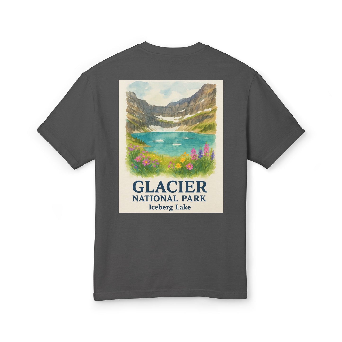 Glacier National Park Watercolor T-Shirt