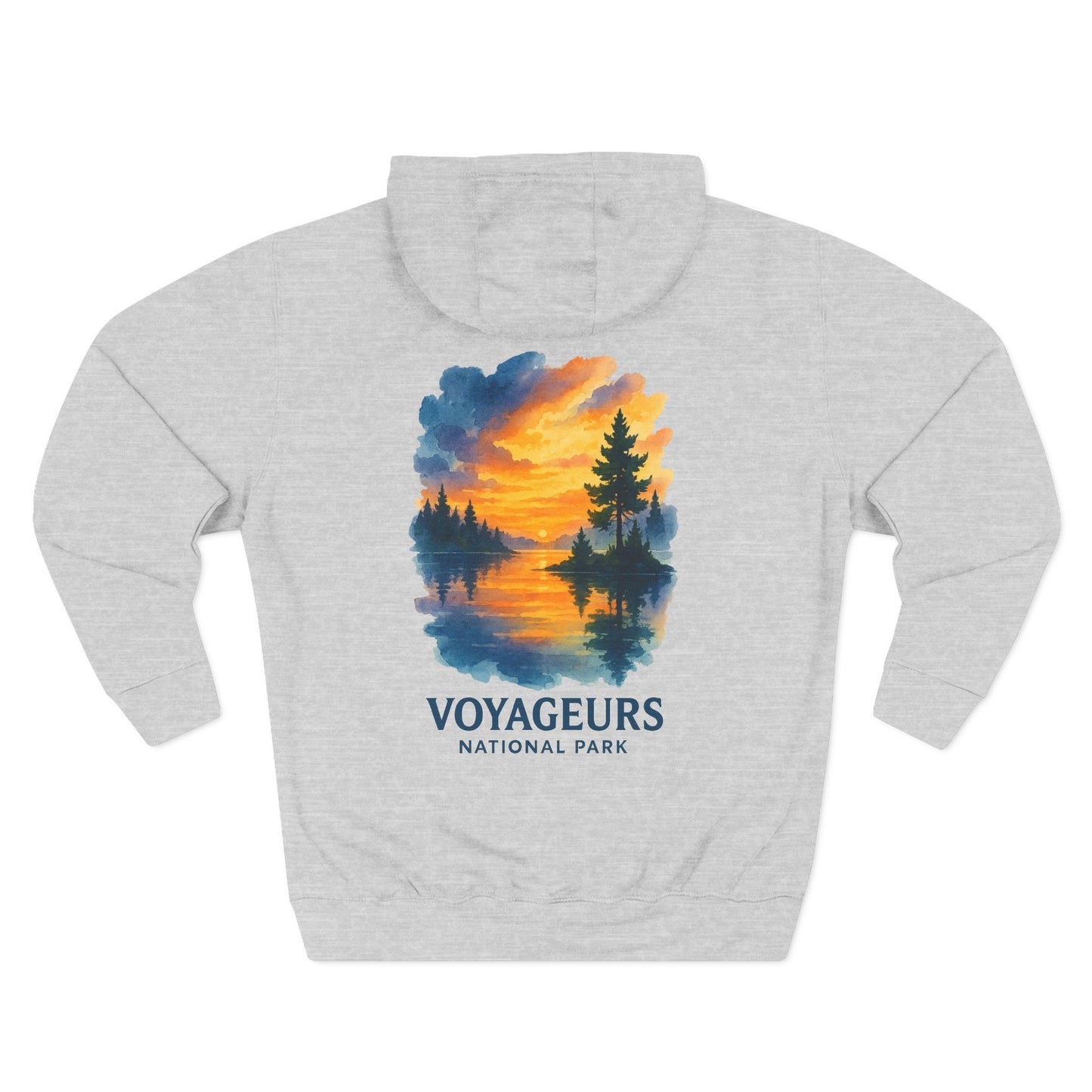 Voyageurs National Park Watercolor Hoodie