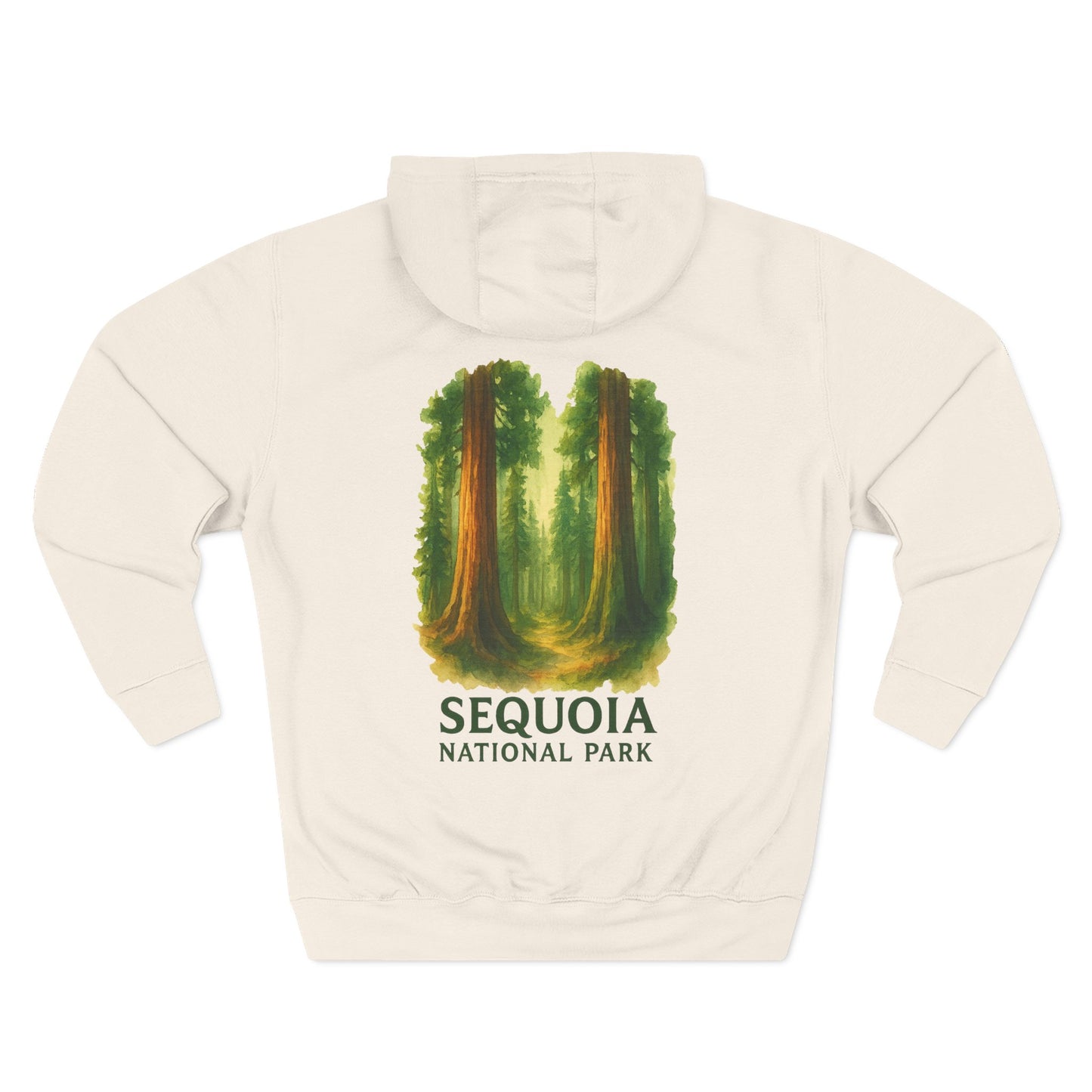 Sequoia National Park Watercolor Hoodie