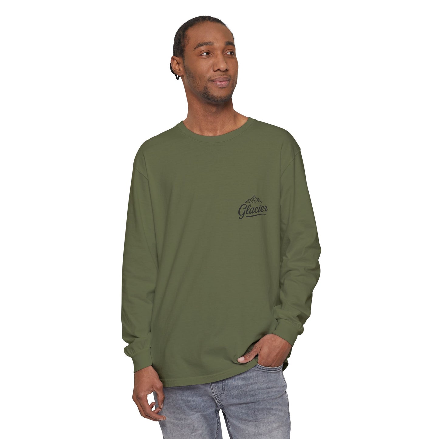 Glacier National Park Long Sleeve Map Tee