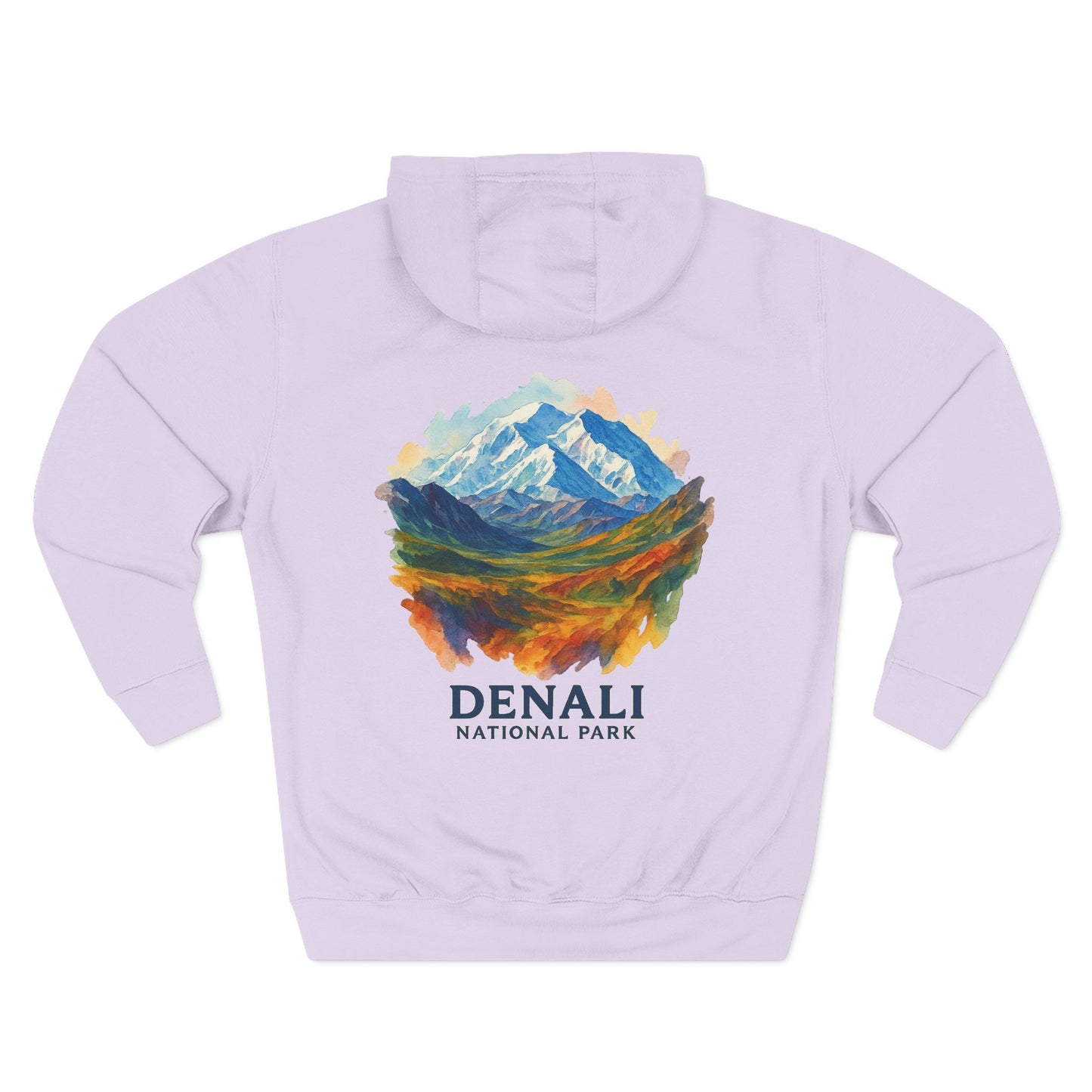 Denali National Park Watercolor Hoodie