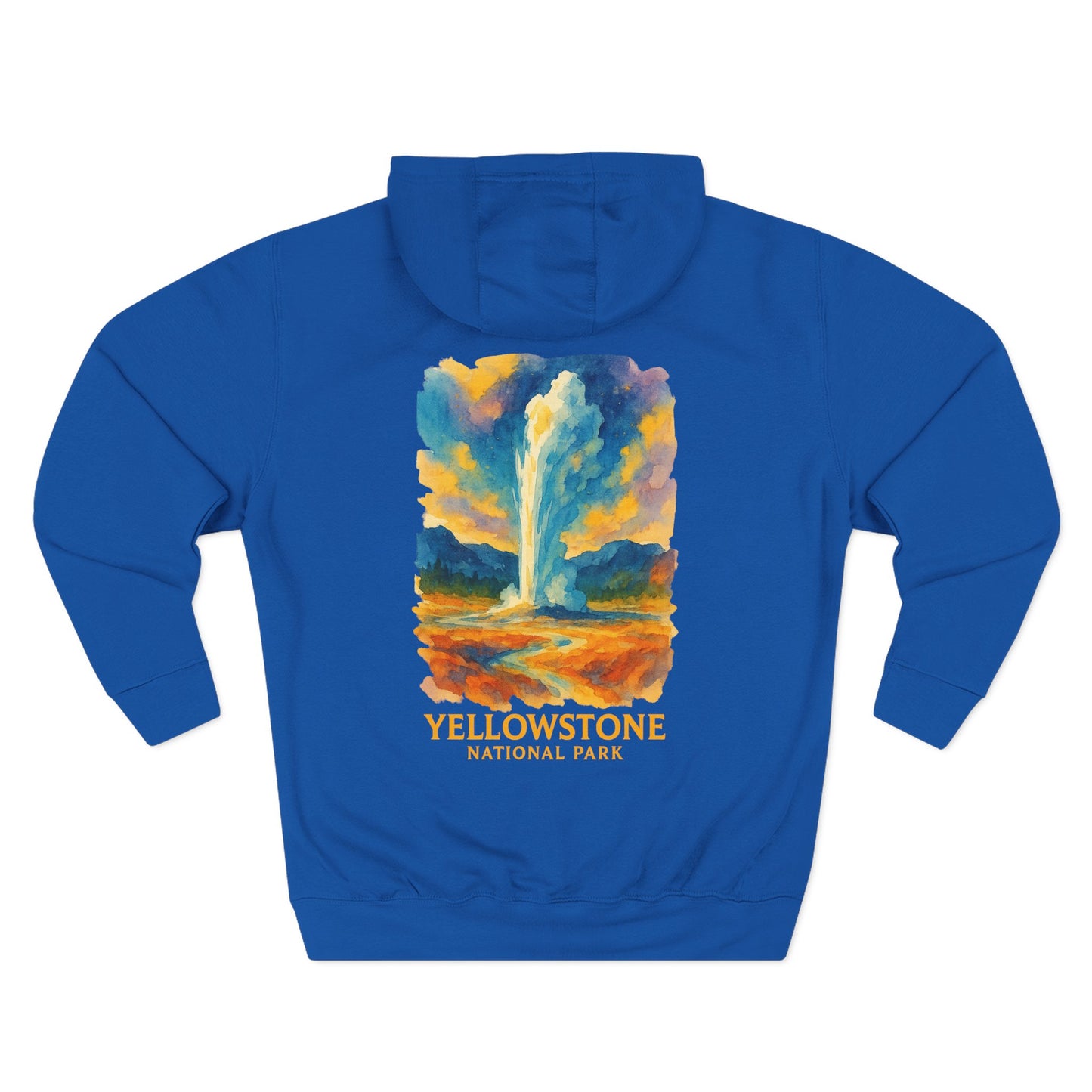 Yellowstone National Park Watercolor Hoodie