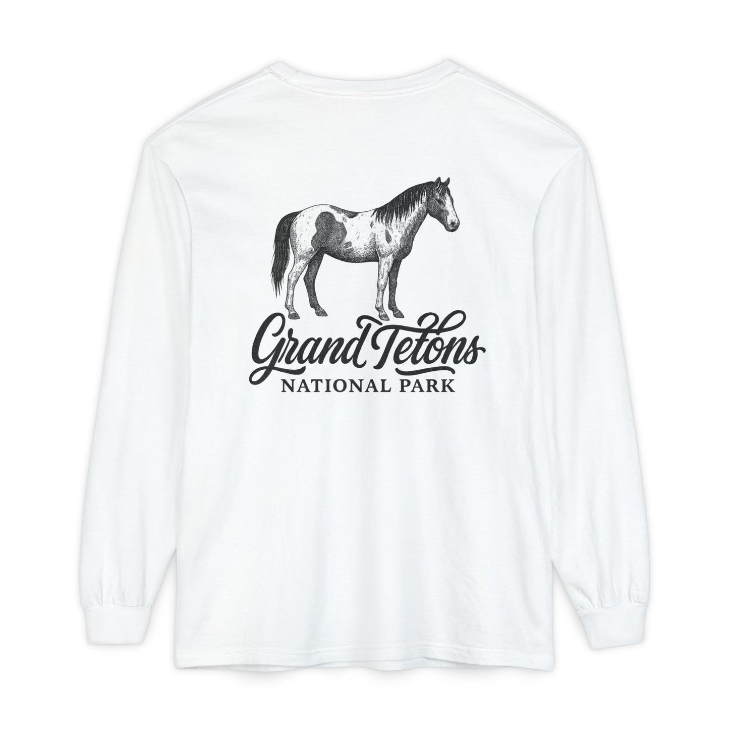 Grand Teton Park Shirt Long Sleeve Wild Horse Tee