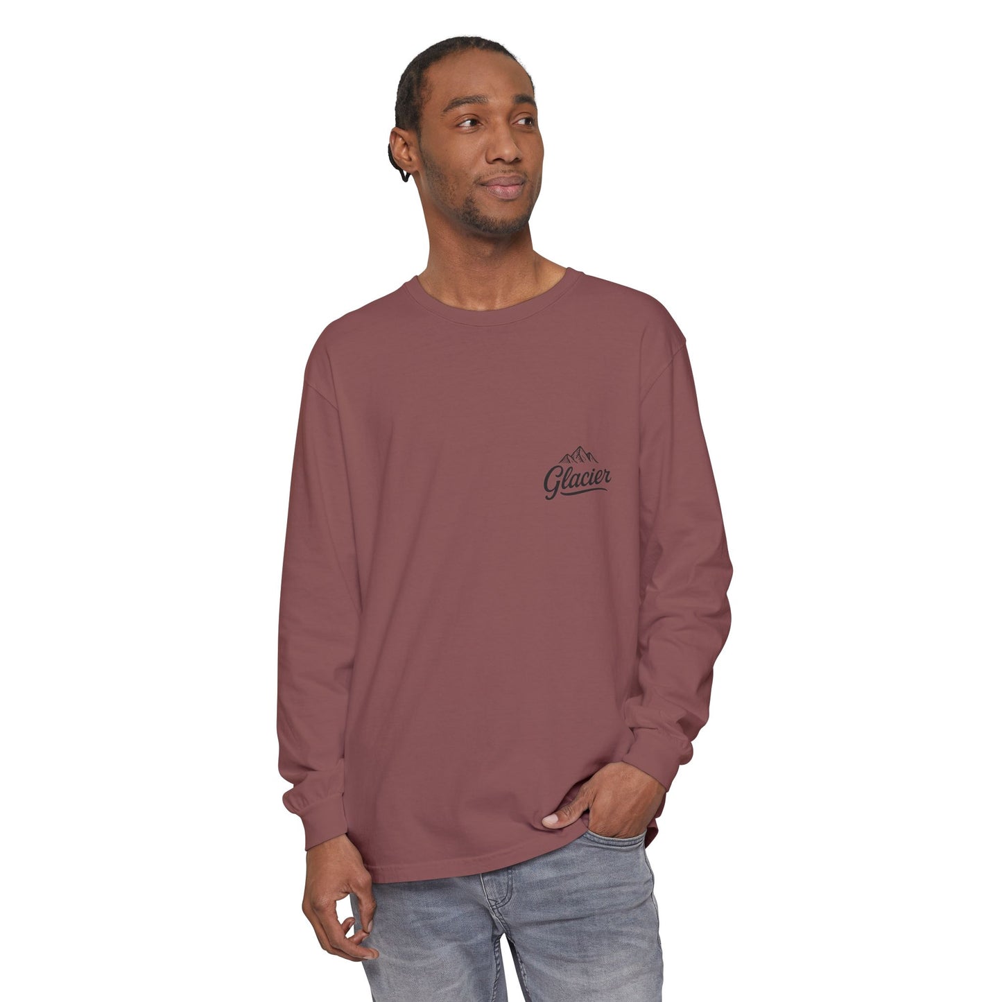 Glacier National Park Long Sleeve Map Tee