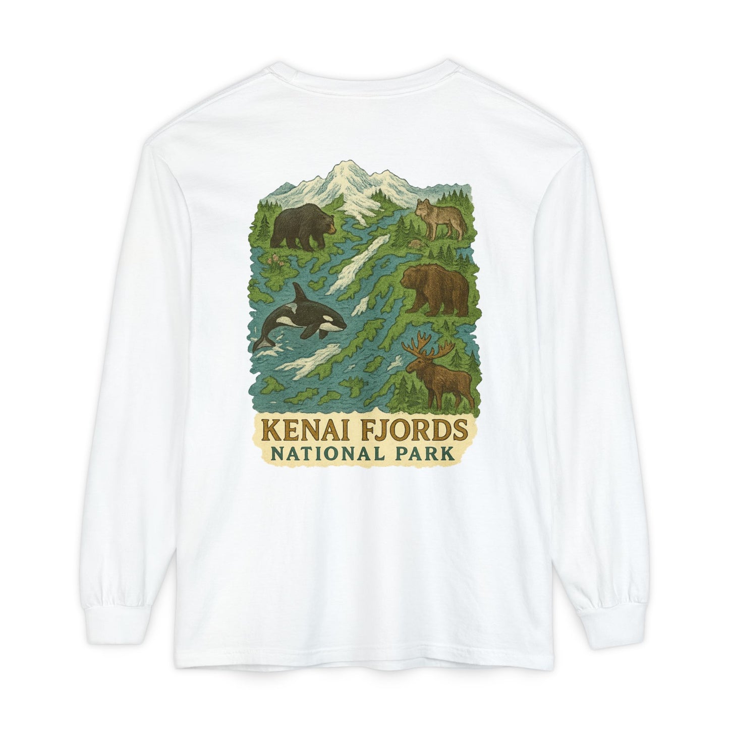 Kenai Fjords National Park Long Sleeve tee