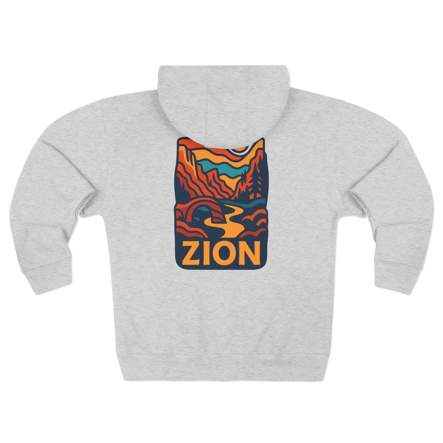 Zion National Park zip Hoodie