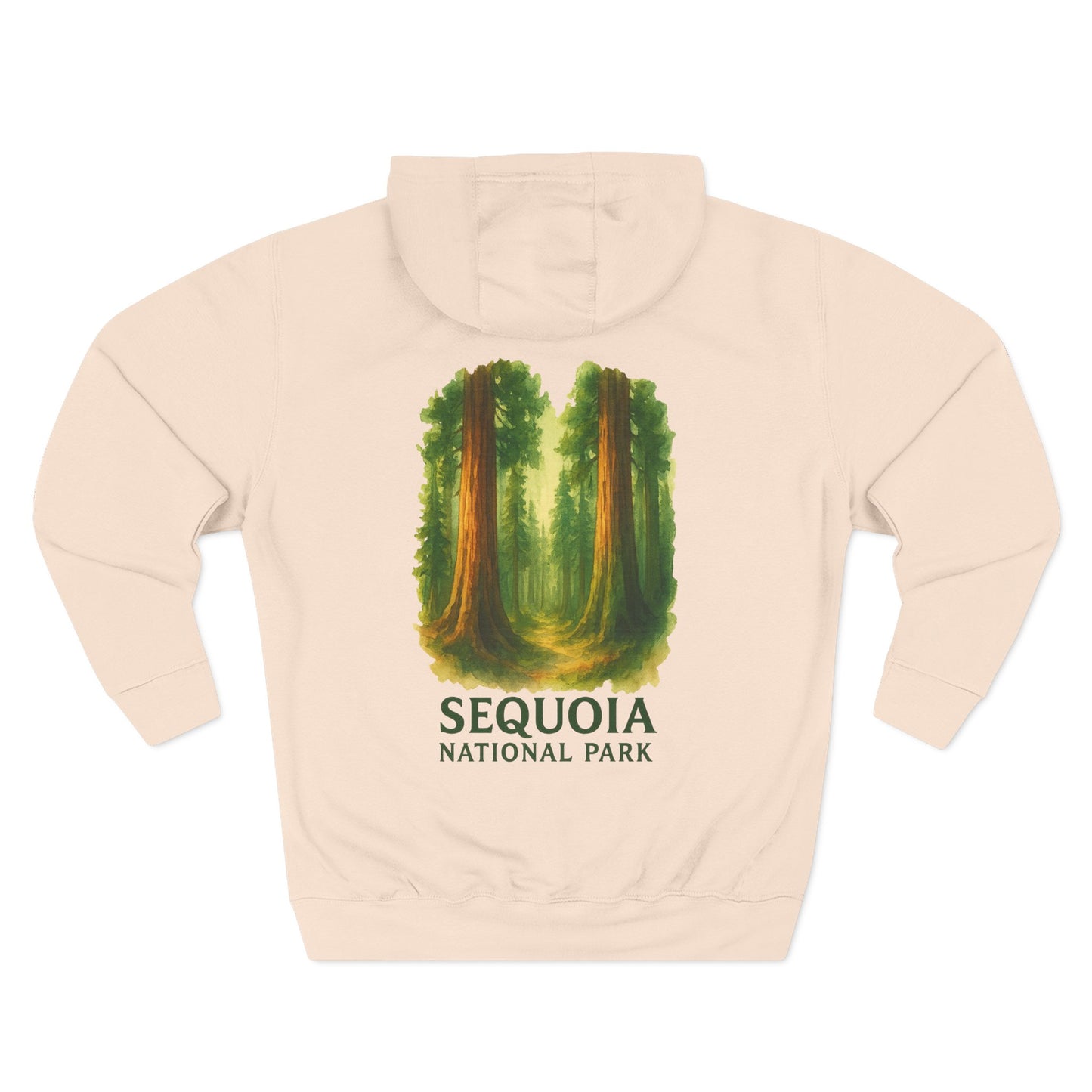 Sequoia National Park Watercolor Hoodie
