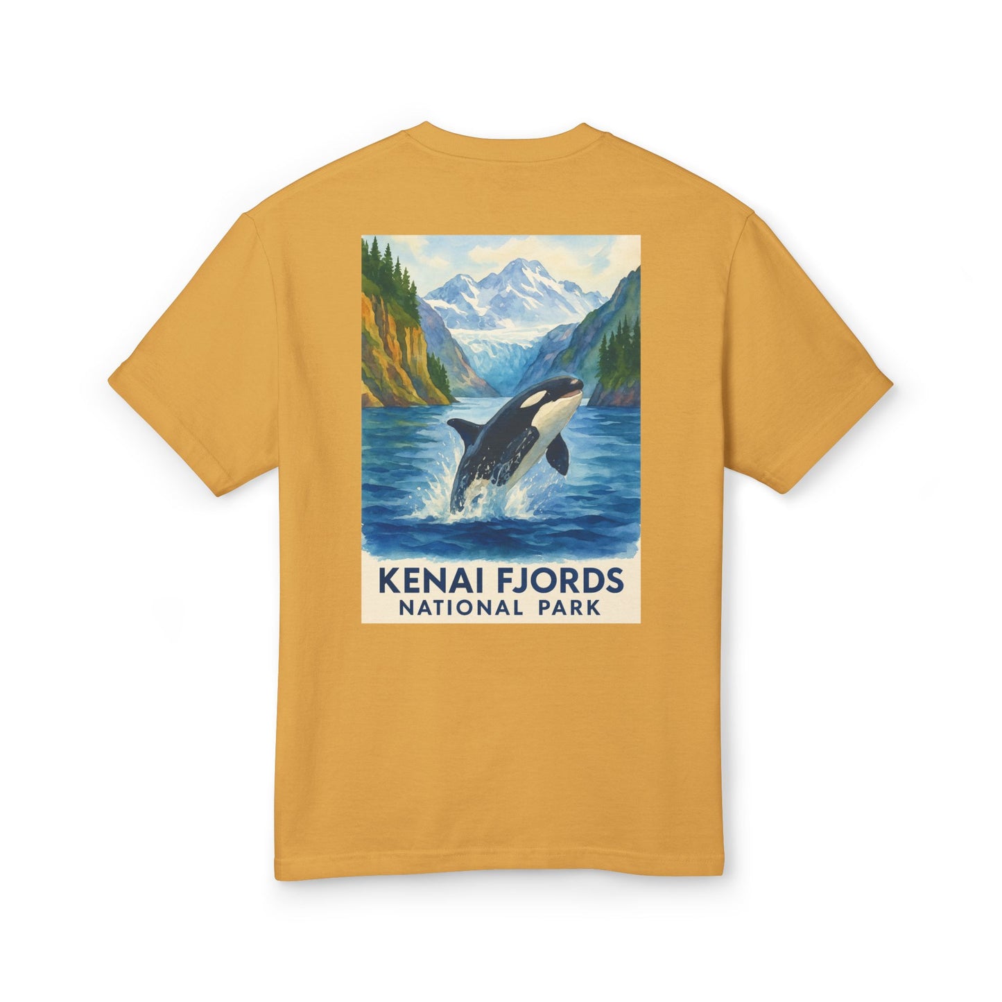 Kenai Fjords National Park Watercolor T-Shirt