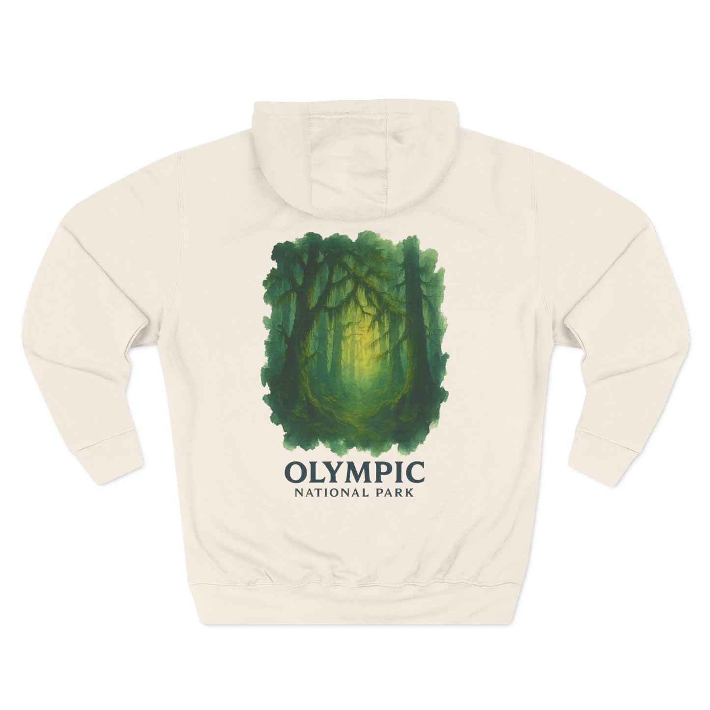 Olympic National Park Watercolor Hoodie