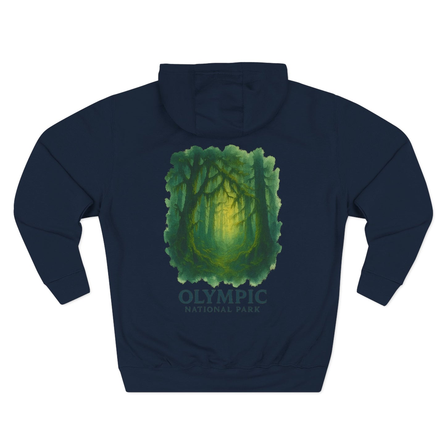 Olympic National Park Watercolor Hoodie
