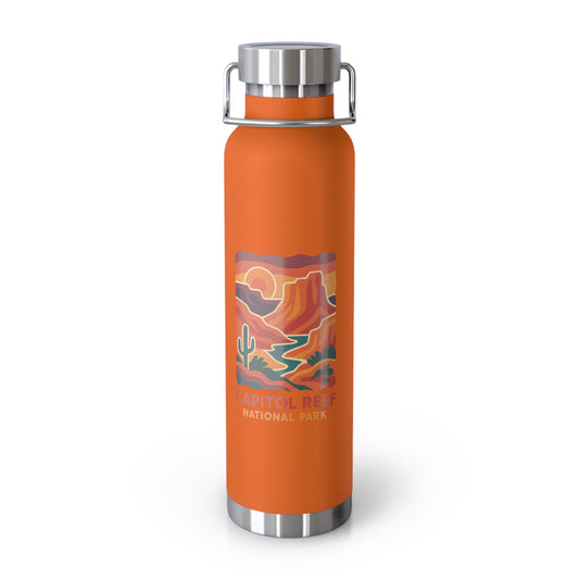 Capitol Reef National Park Copper Insulated Water Bottle