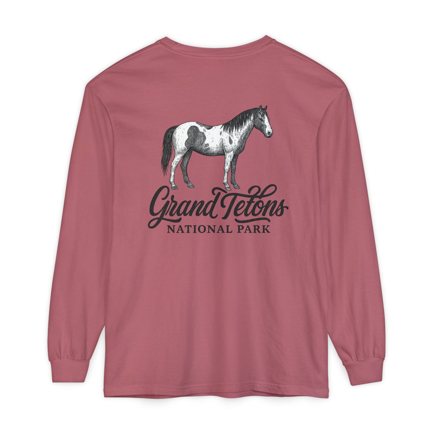 Grand Teton Park Shirt Long Sleeve Wild Horse Tee