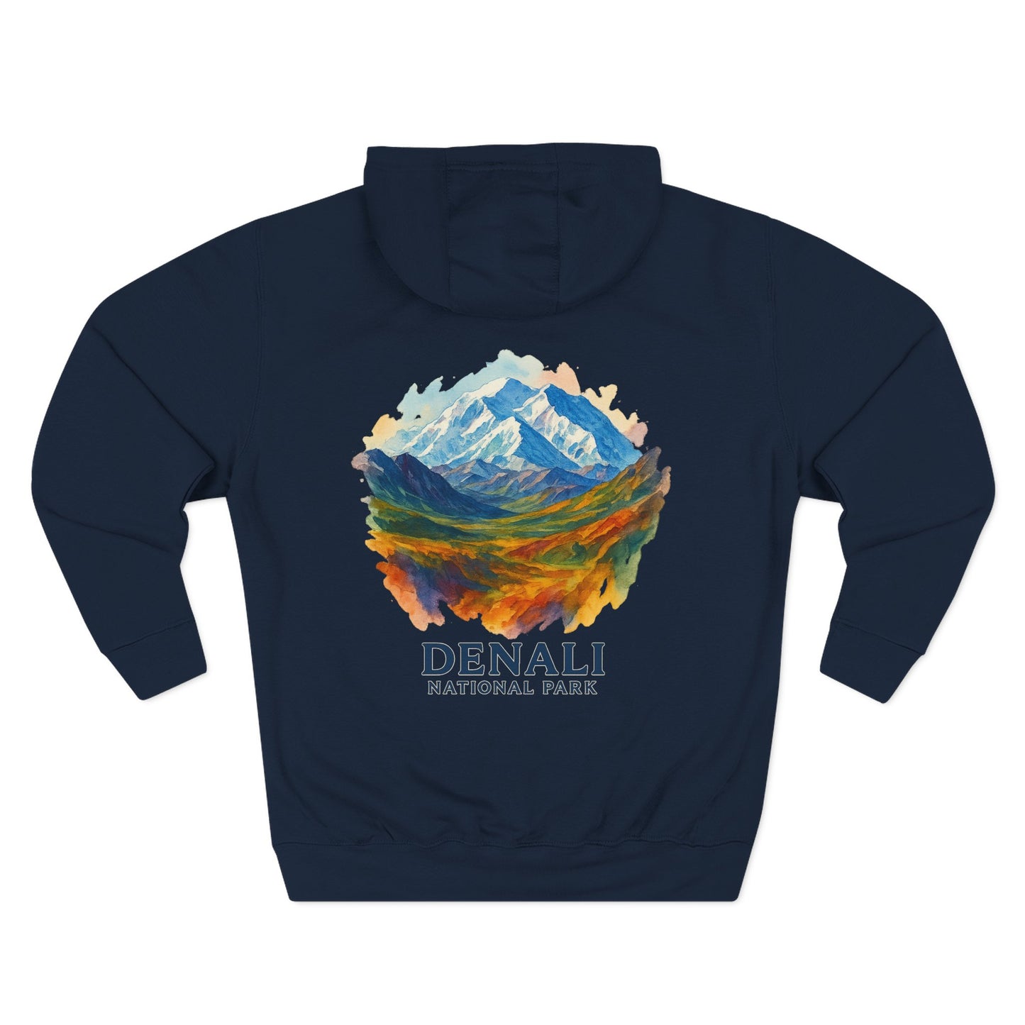 Denali National Park Watercolor Hoodie