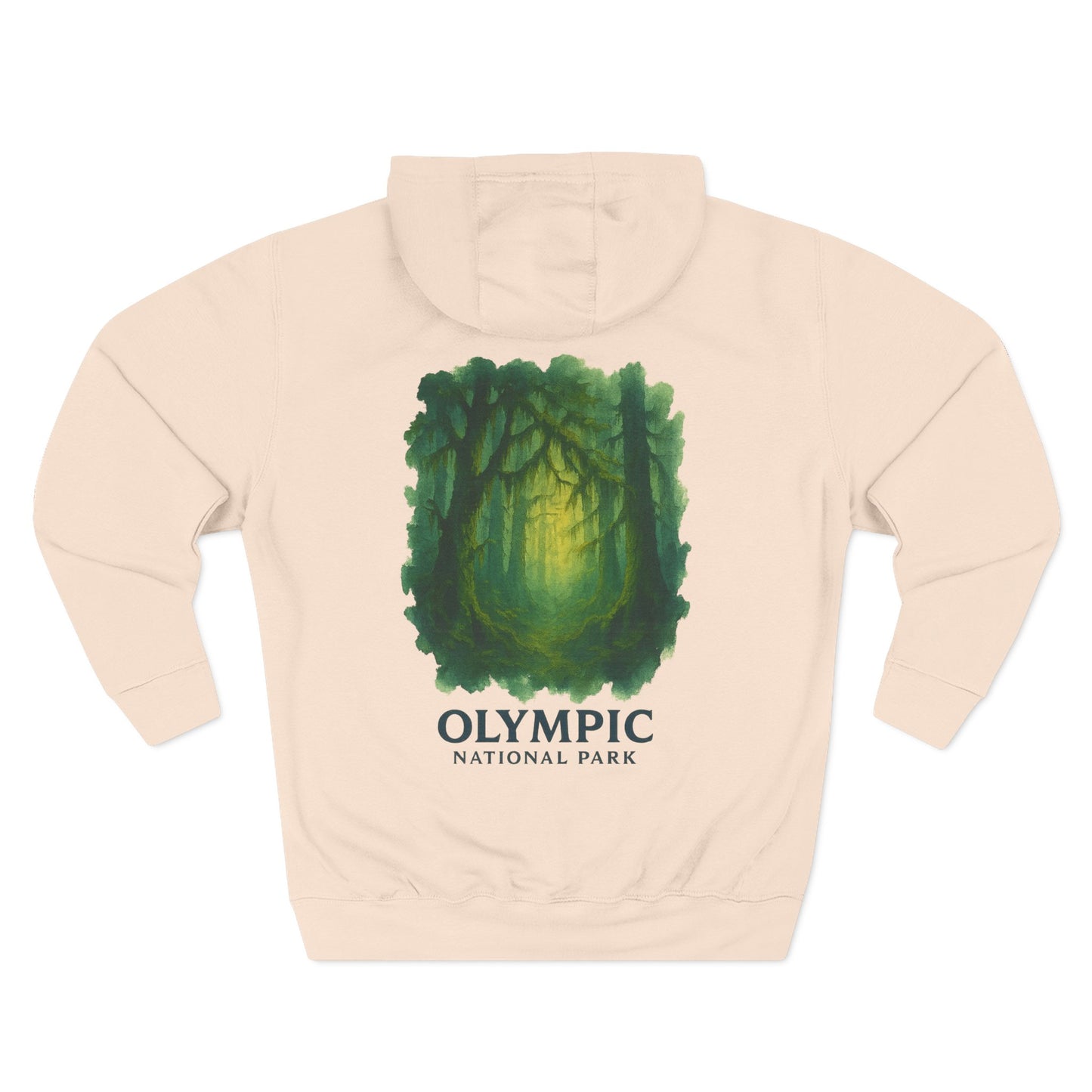 Olympic National Park Watercolor Hoodie