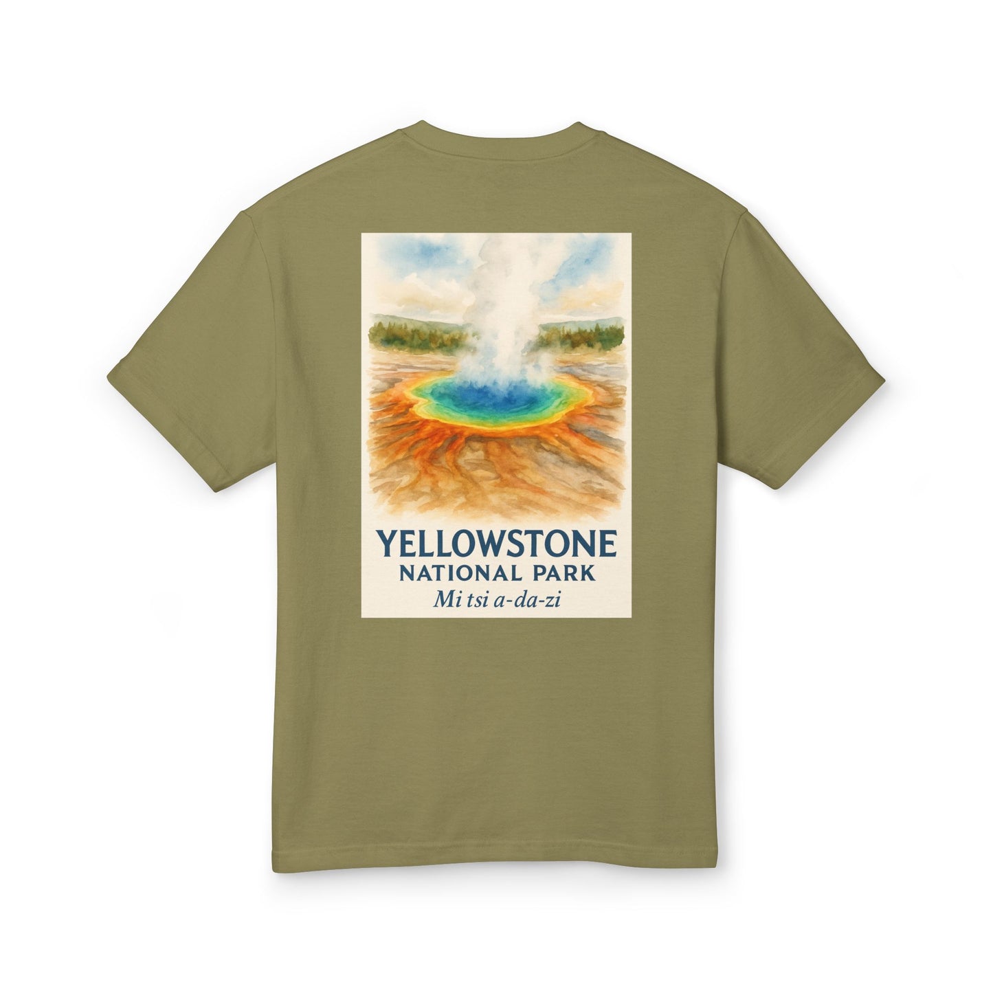 Yellowstone National Park Watercolor T-Shirt