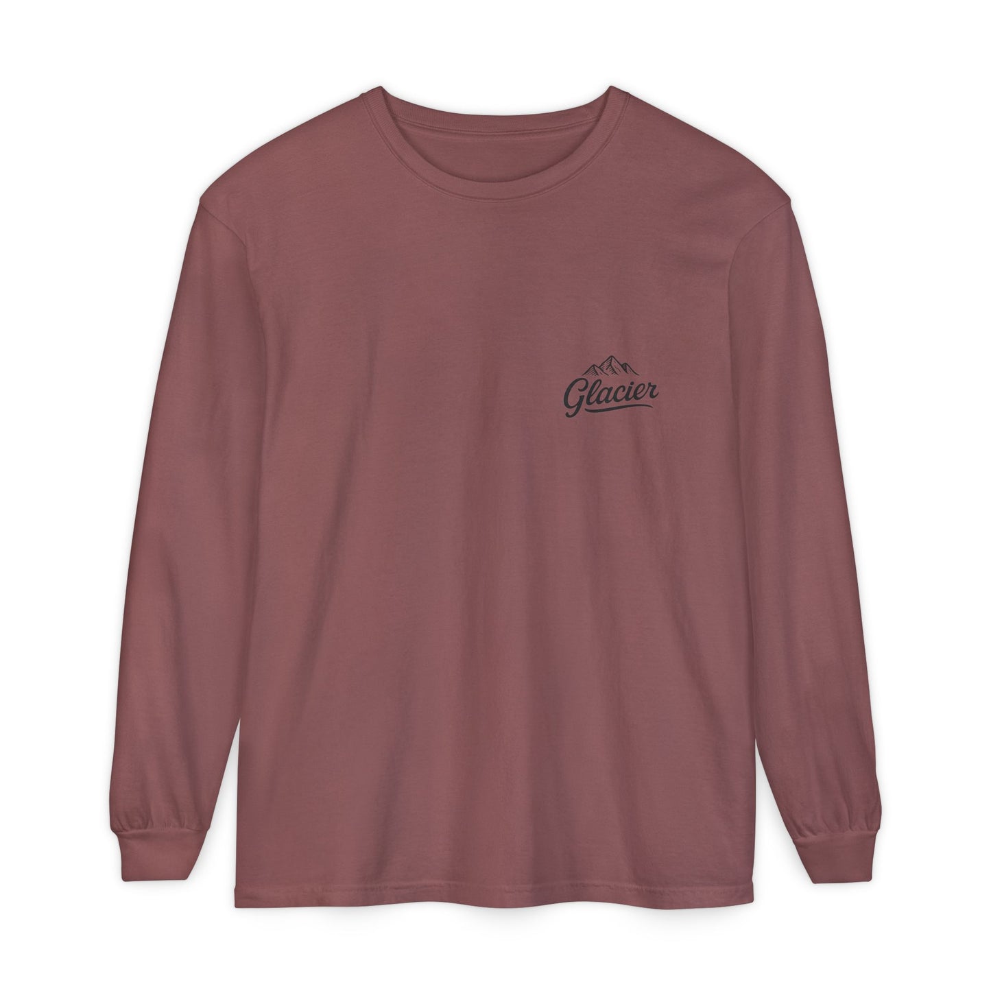 Glacier National Park Long Sleeve Map Tee