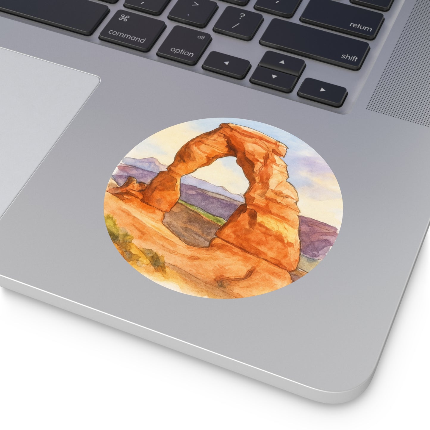 Arches National Park Round Vinyl Stickers | Painted Parks