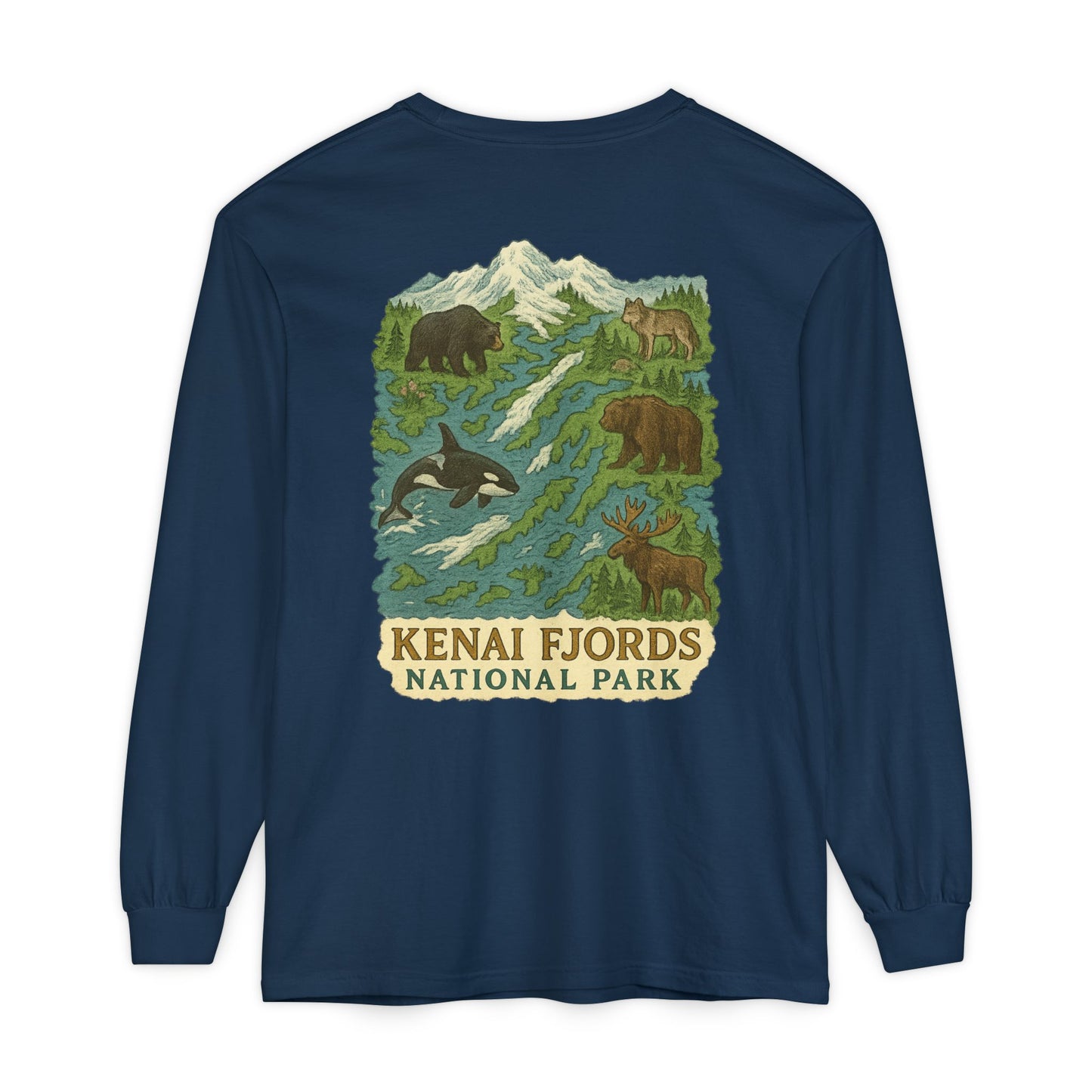 Kenai Fjords National Park Long Sleeve tee