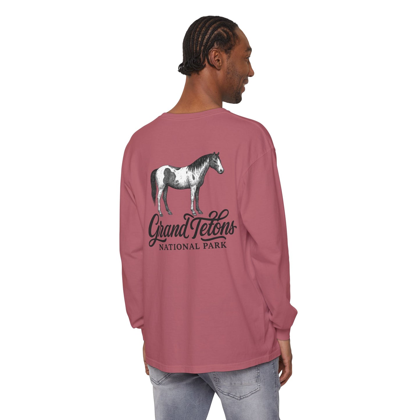Grand Teton Park Shirt Long Sleeve Wild Horse Tee