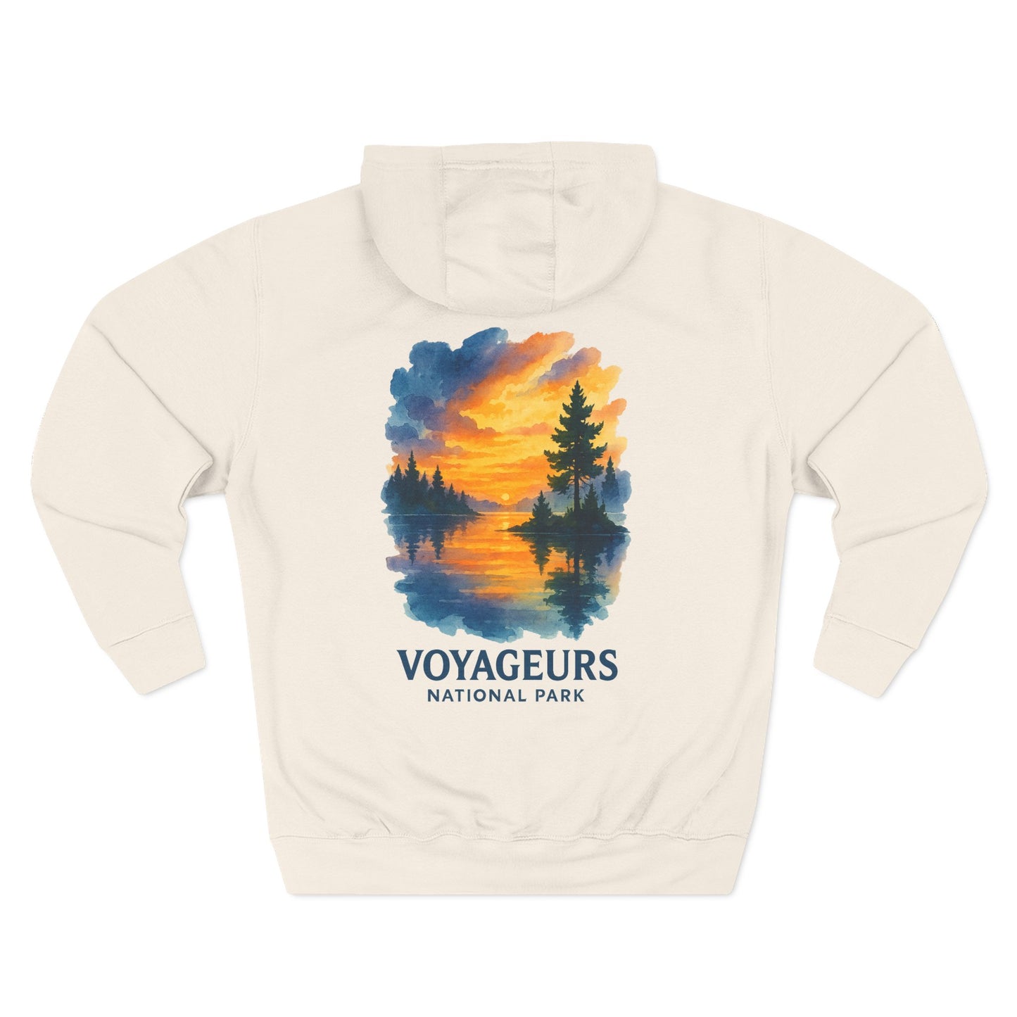 Voyageurs National Park Watercolor Hoodie