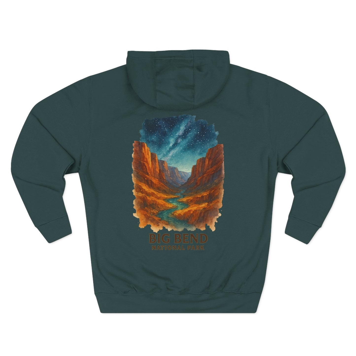 Big Bend National Park Watercolor Hoodie