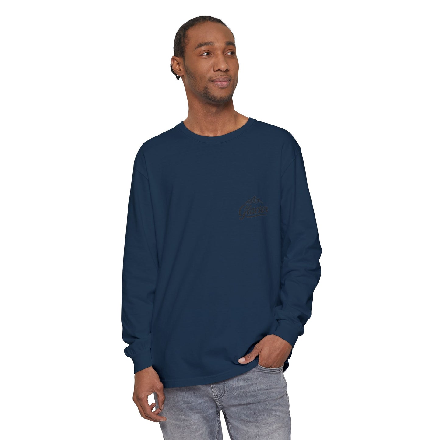Glacier National Park Long Sleeve Map Tee