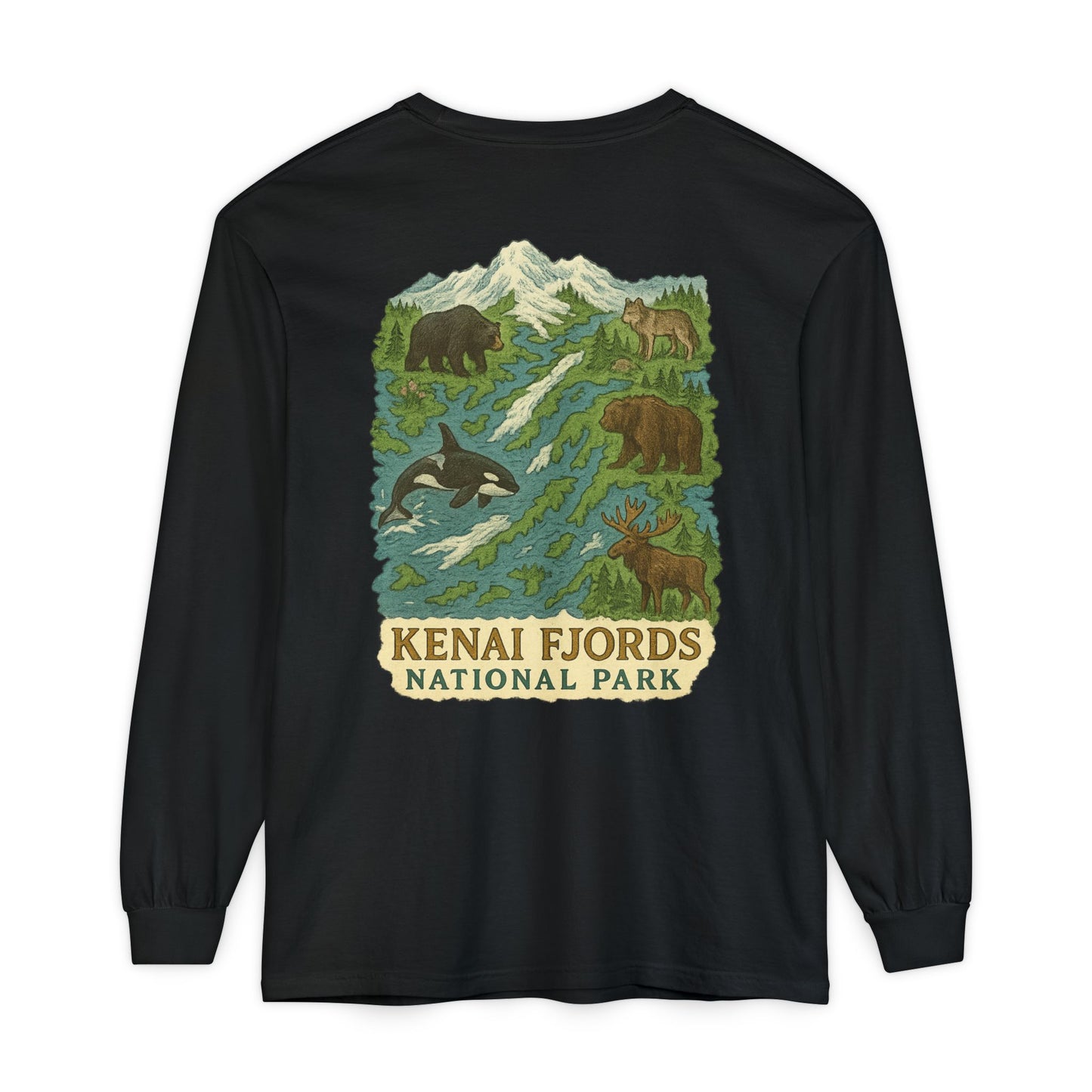 Kenai Fjords National Park Long Sleeve tee