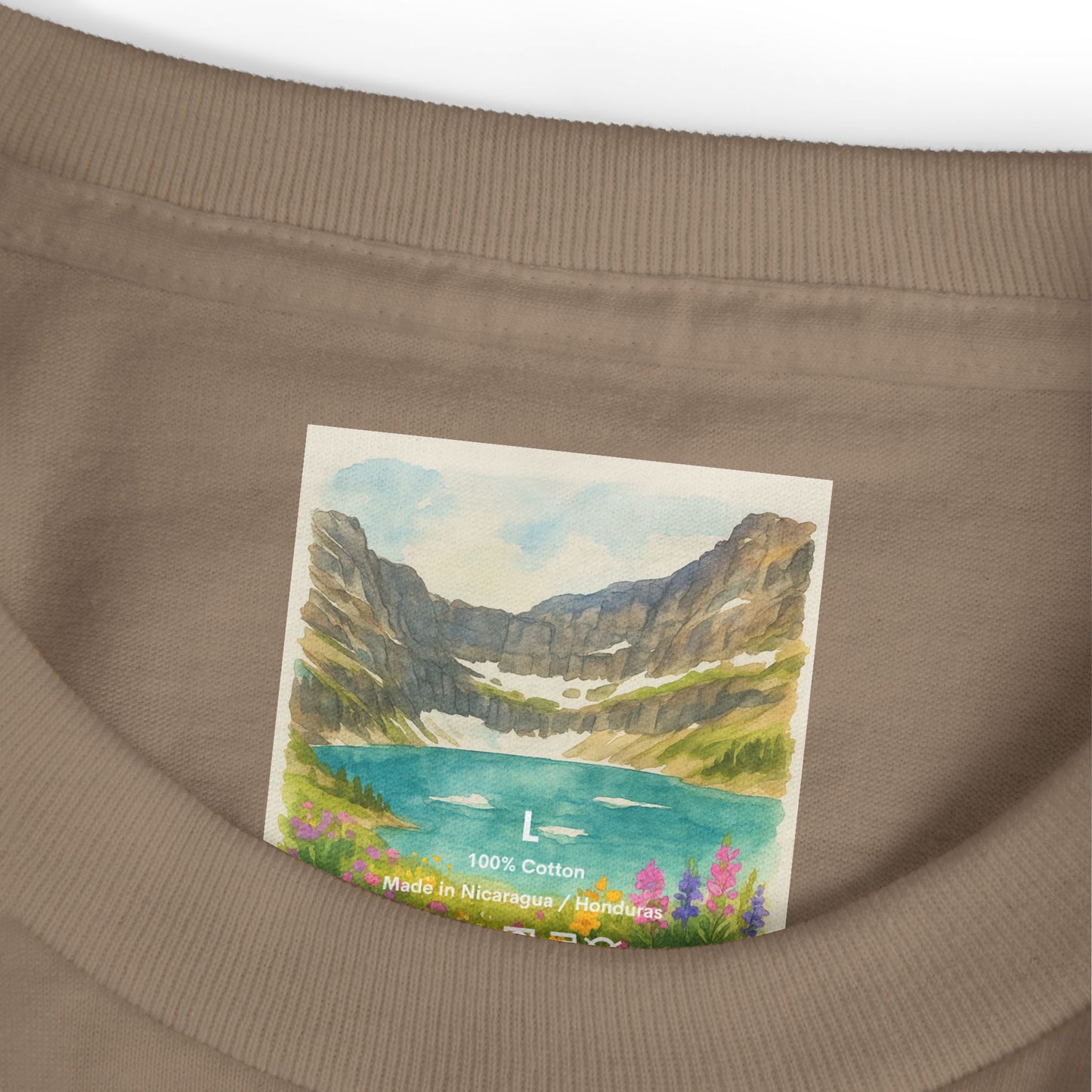 Glacier National Park Watercolor T-Shirt