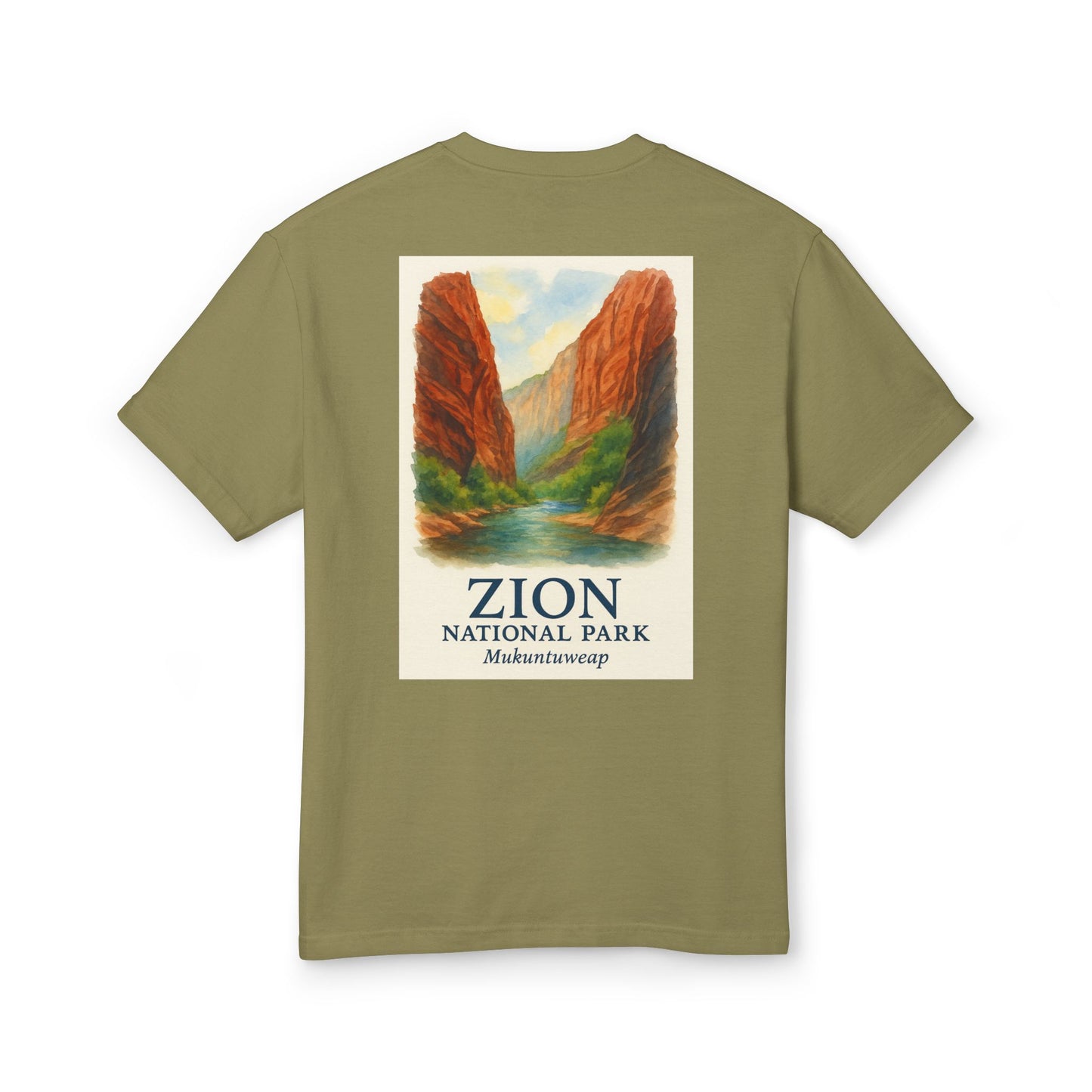 Zion National Park Watercolor T-Shirt