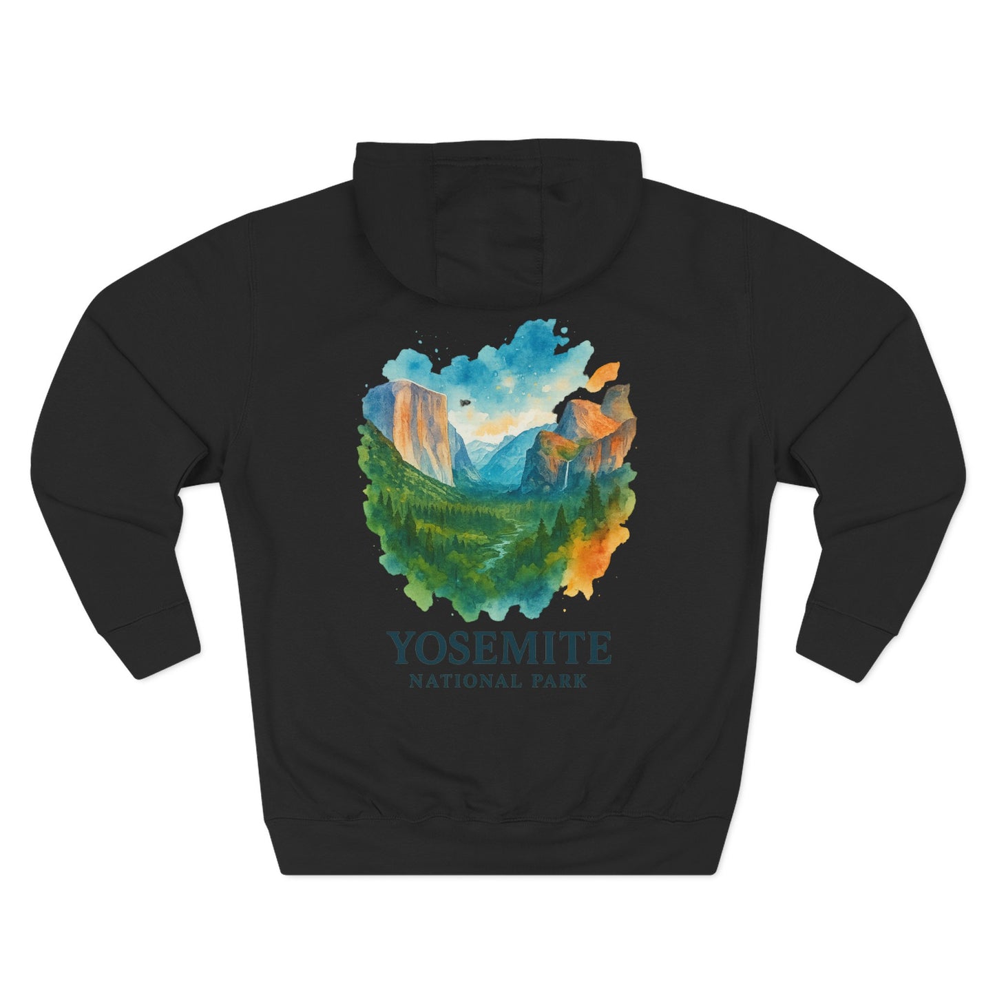 Yosemite National Park Watercolor Hoodie