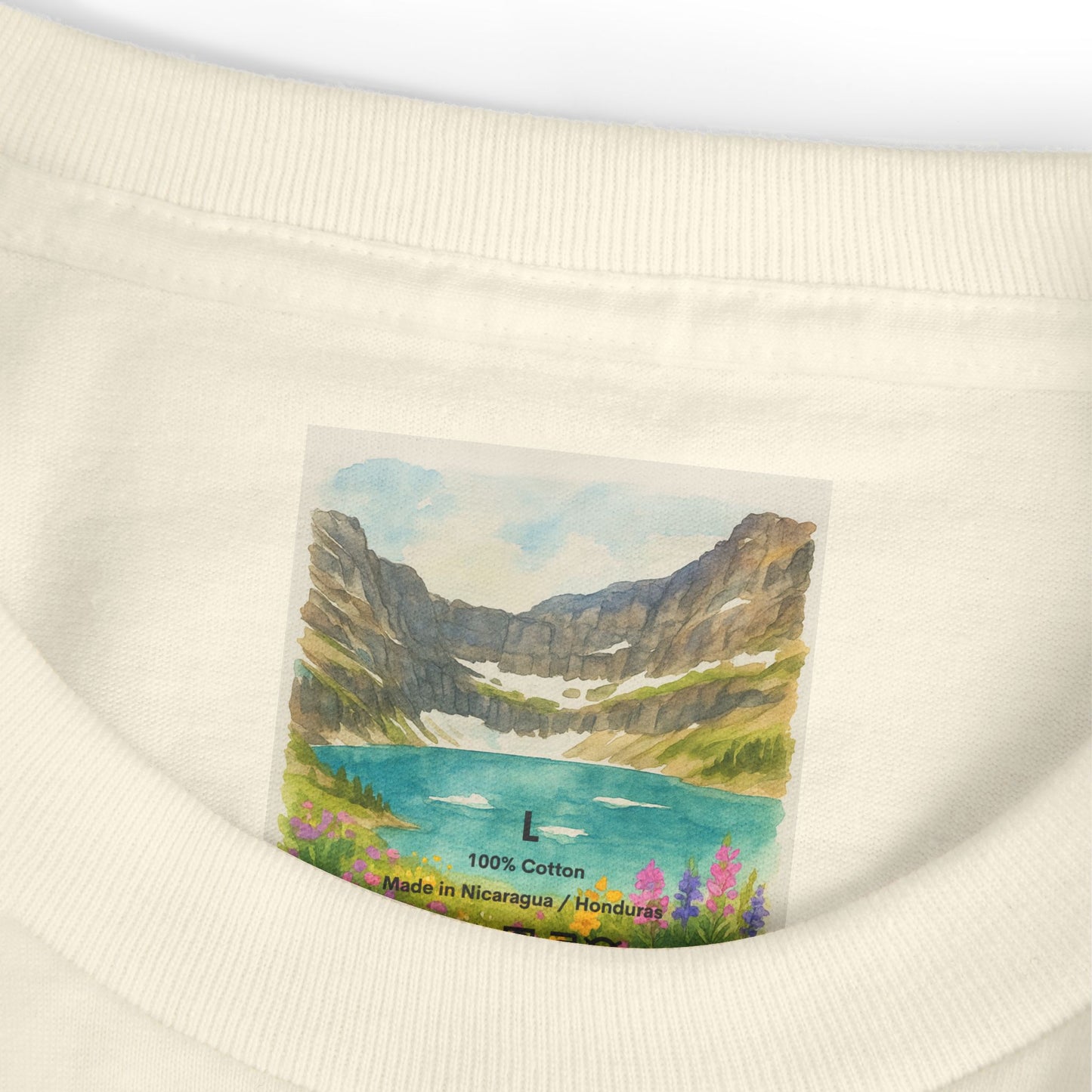 Glacier National Park Watercolor T-Shirt