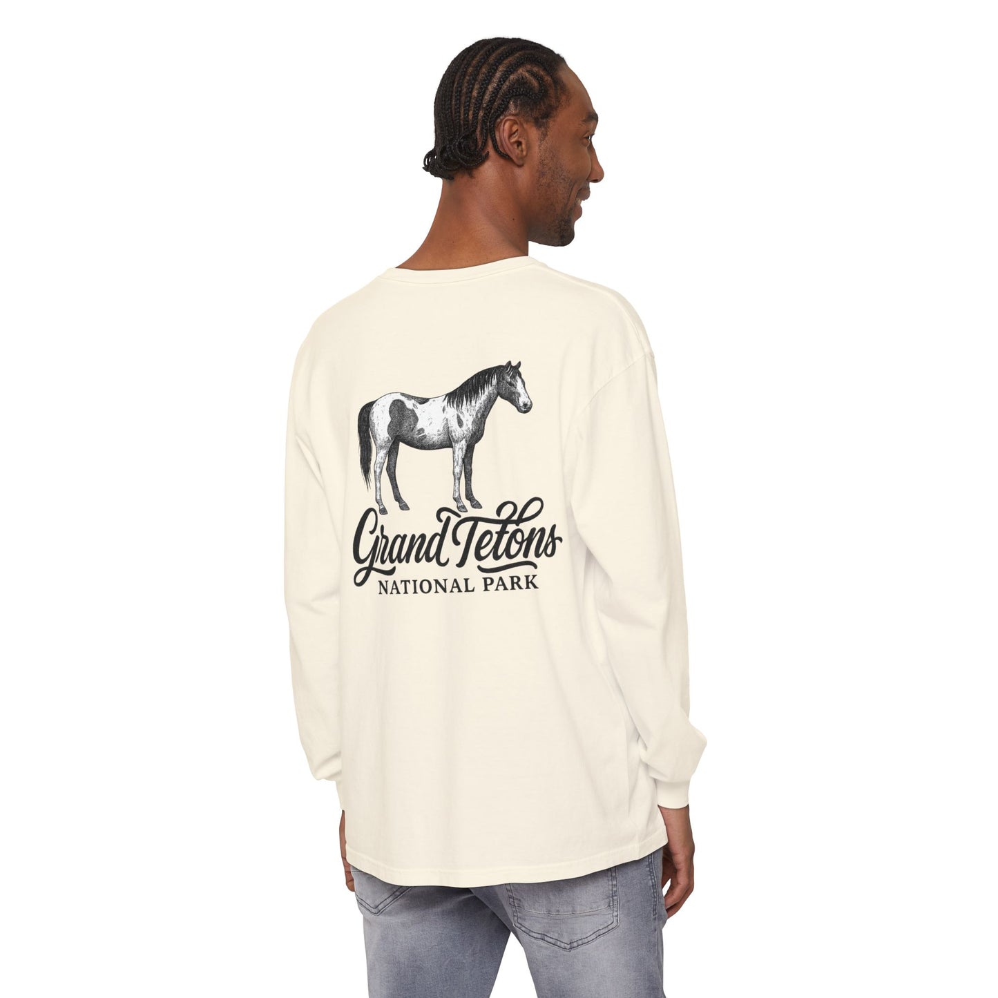 Grand Teton Park Shirt Long Sleeve Wild Horse Tee