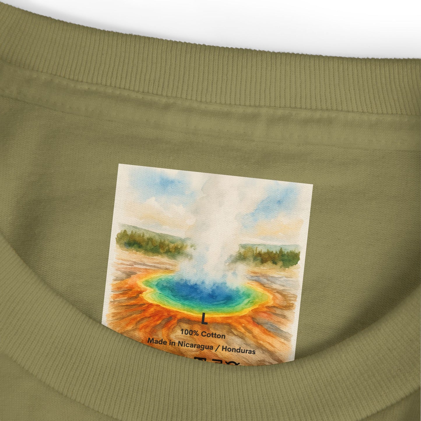 Yellowstone National Park Watercolor T-Shirt