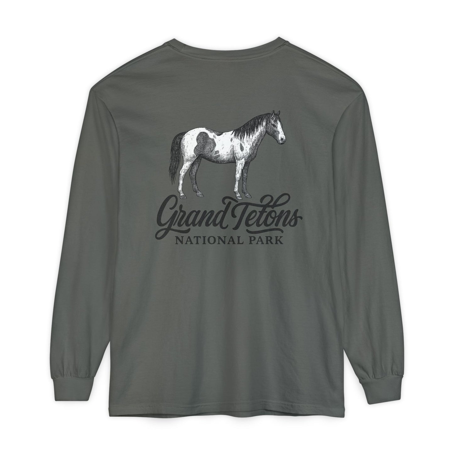 Grand Teton Park Shirt Long Sleeve Wild Horse Tee