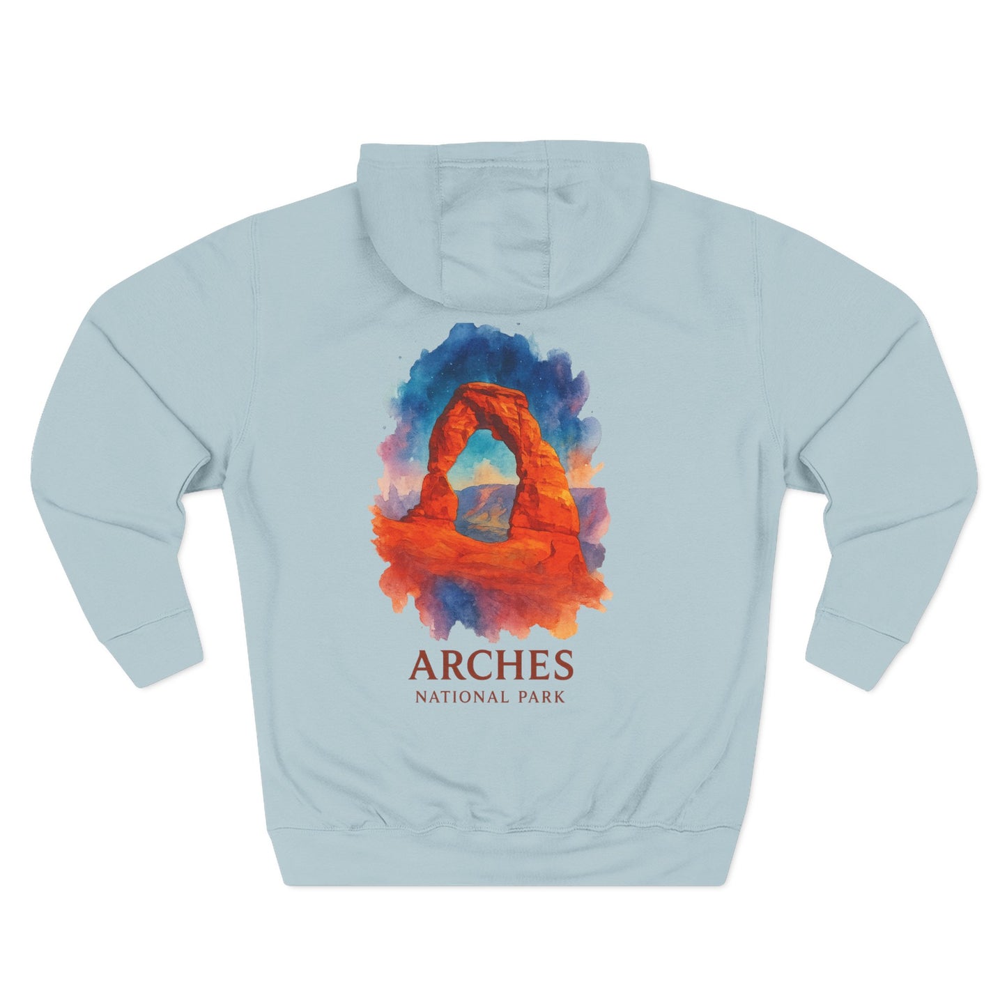 Arches National Park Watercolor Hoodie