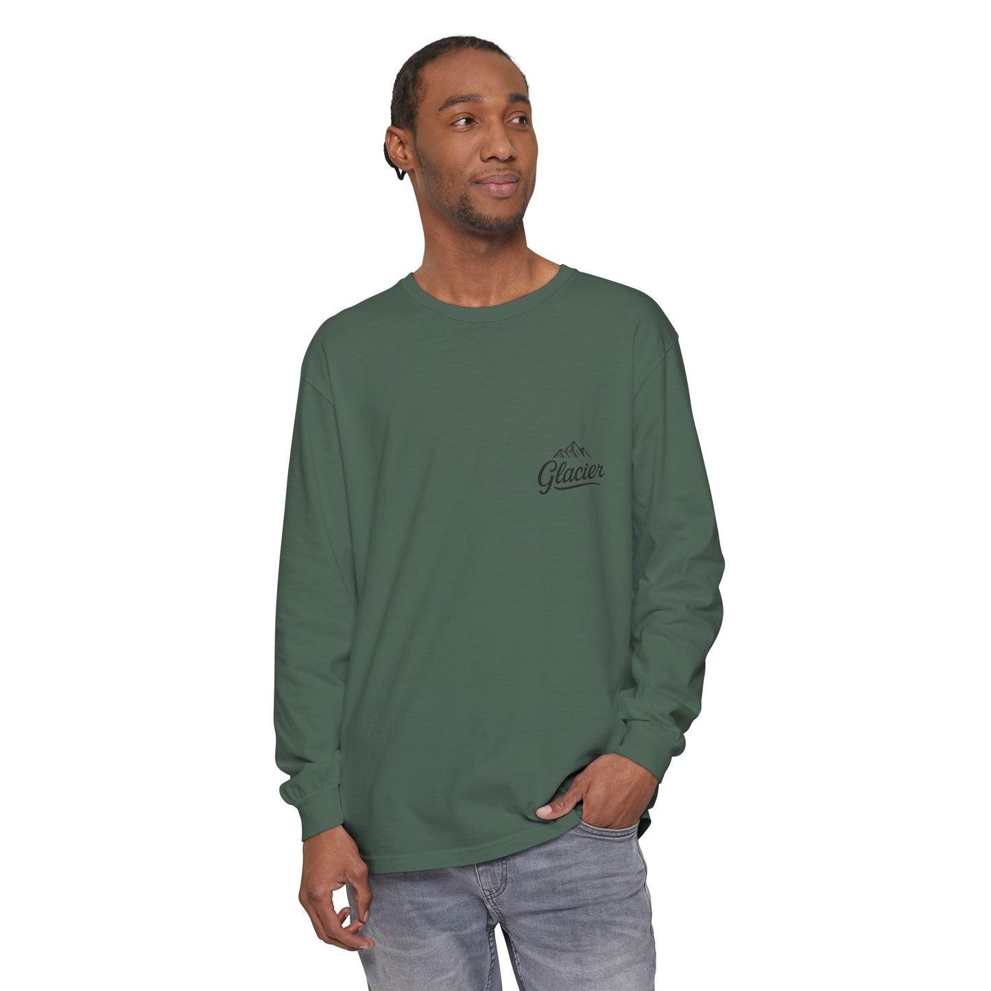 Glacier National Park Long Sleeve Map Tee