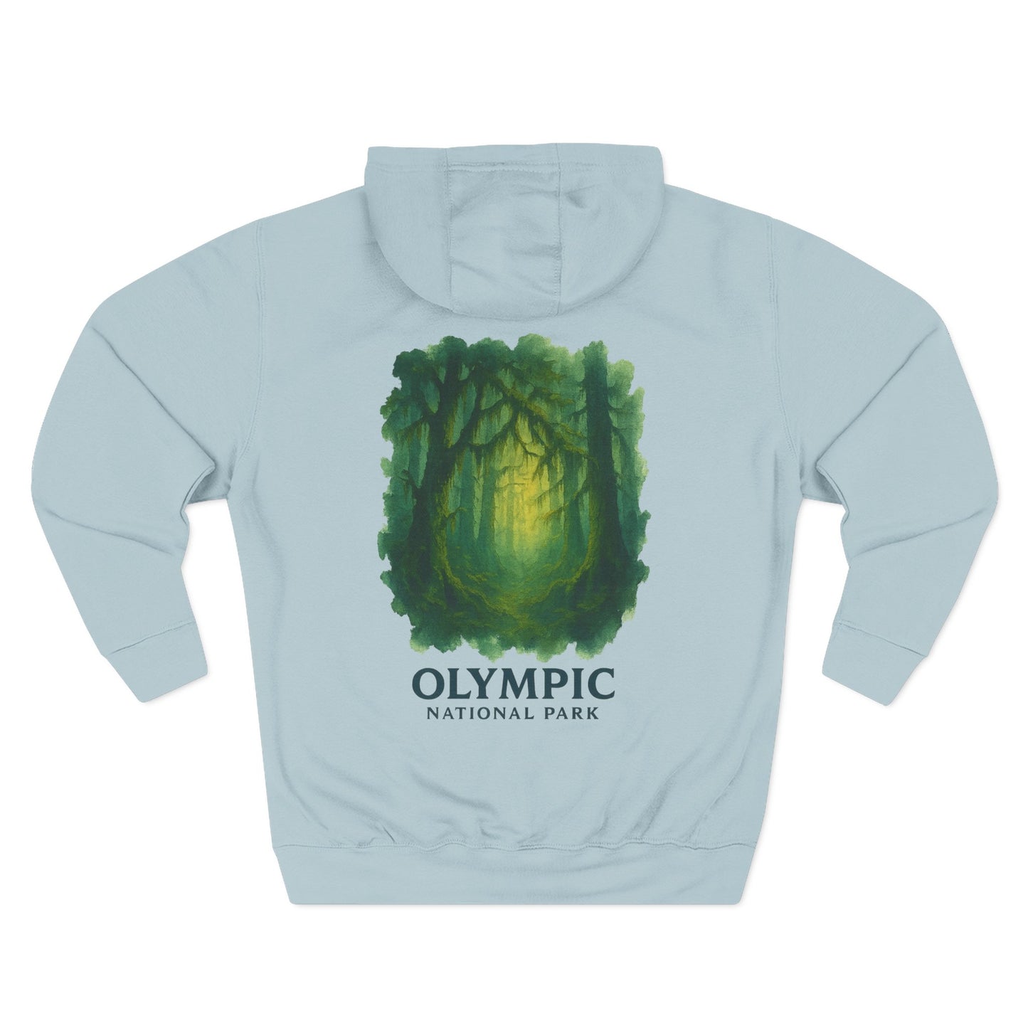 Olympic National Park Watercolor Hoodie