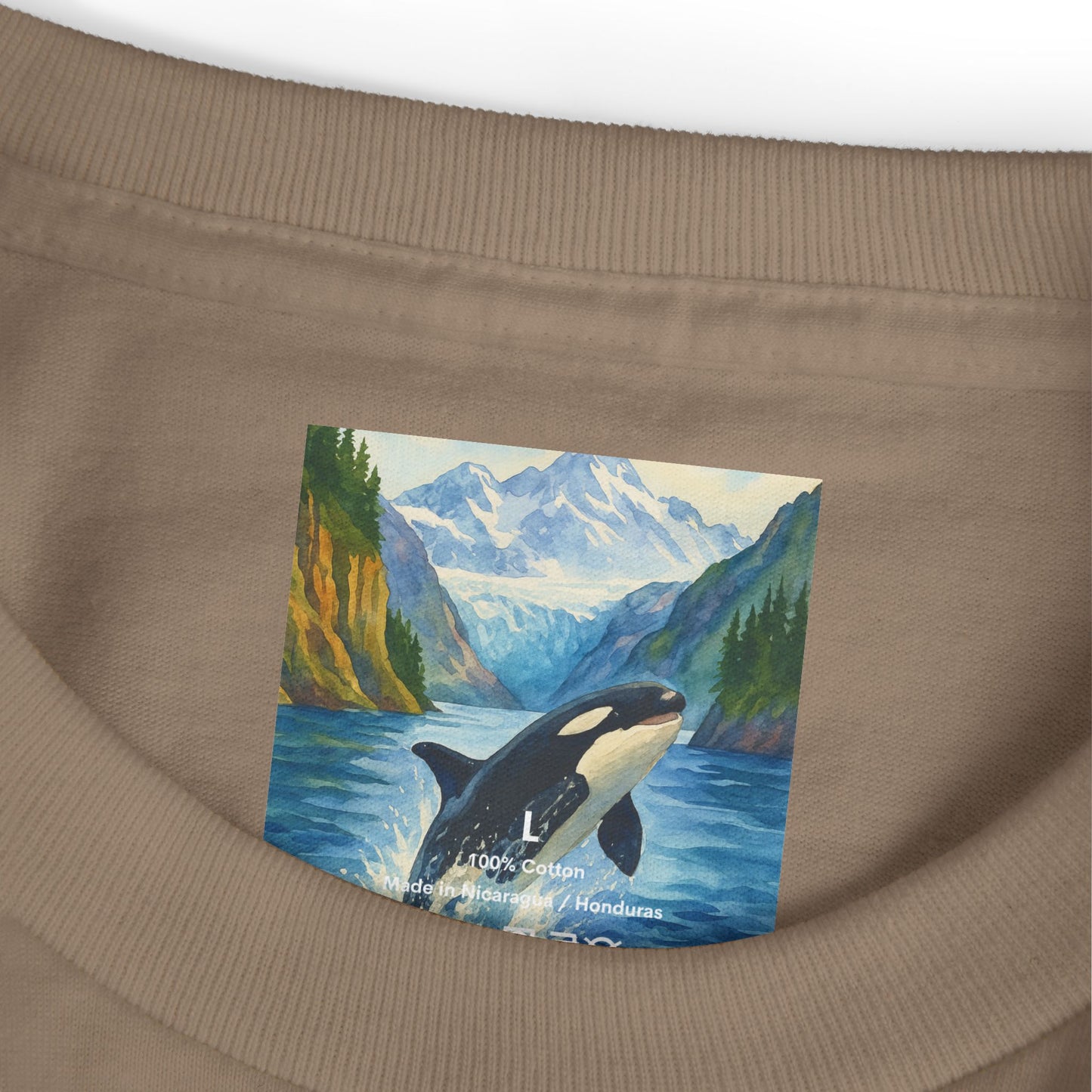 Kenai Fjords National Park Watercolor T-Shirt