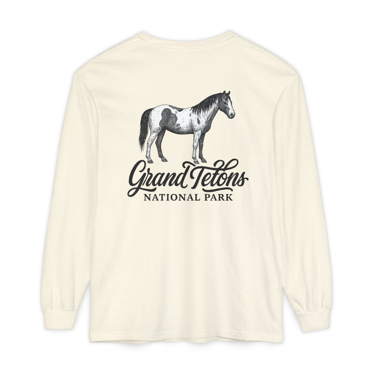 Grand Teton Park Shirt Long Sleeve Wild Horse Tee