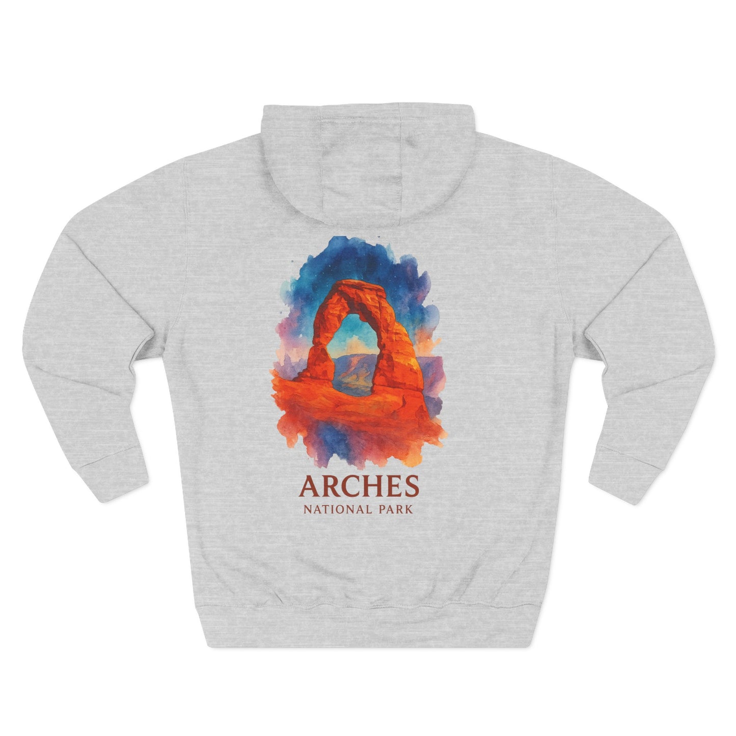Arches National Park Watercolor Hoodie