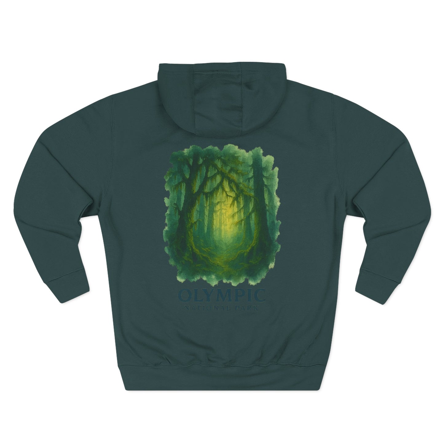 Olympic National Park Watercolor Hoodie