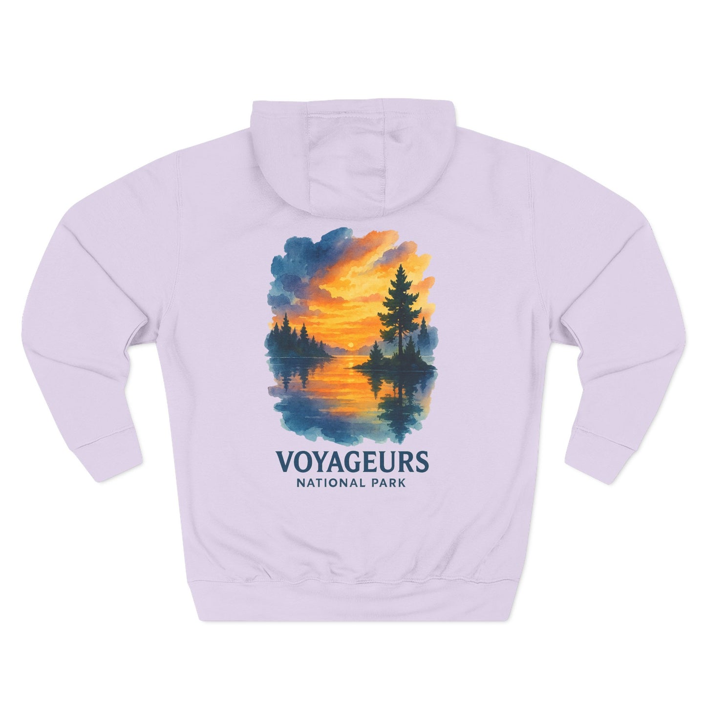 Voyageurs National Park Watercolor Hoodie