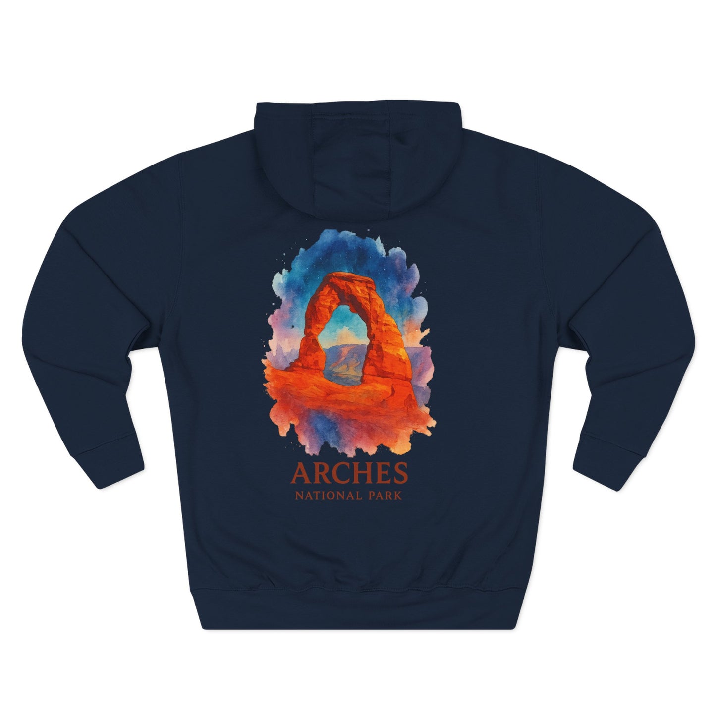 Arches National Park Watercolor Hoodie