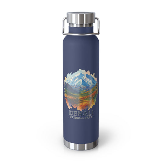 Denali National Park Insulated Water Bottle, Outdoor Adventure Gear, Travel Mug, Hiking Gift, Eco-friendly Drinkware, Nature Lover's Bottle