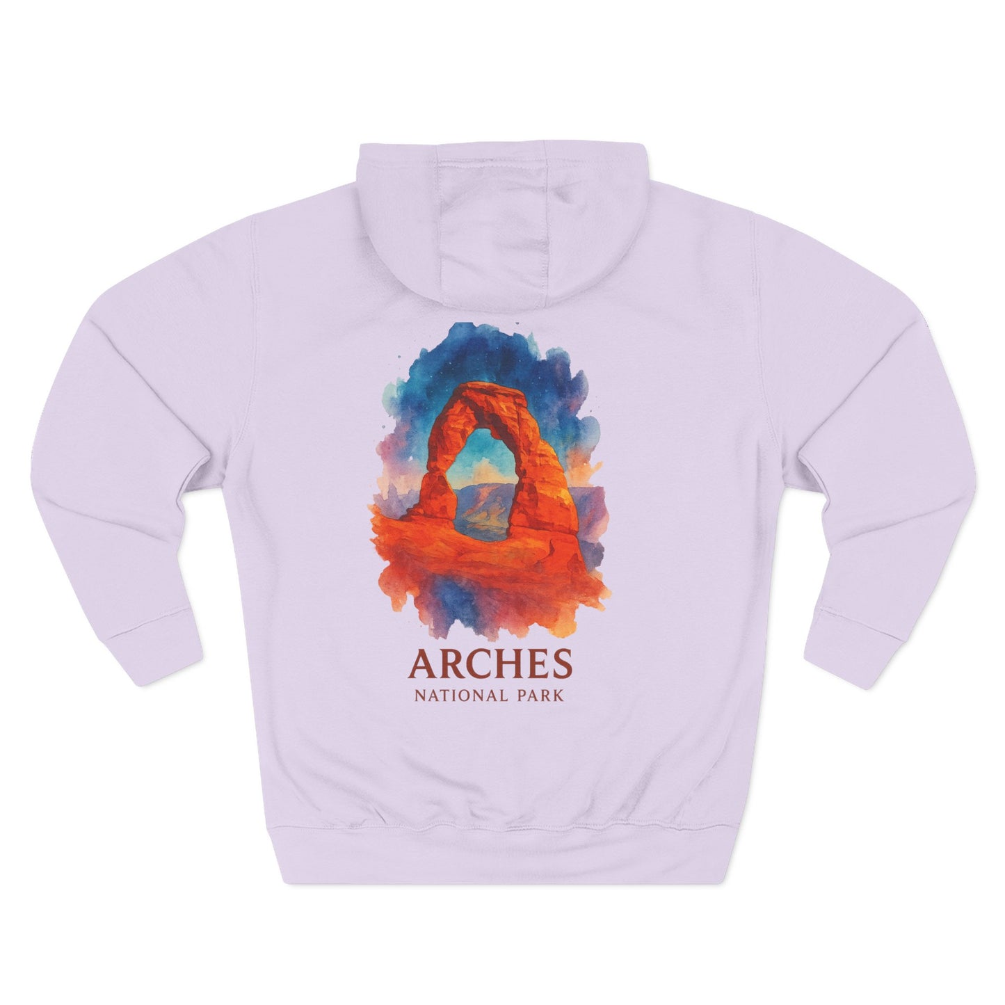 Arches National Park Watercolor Hoodie