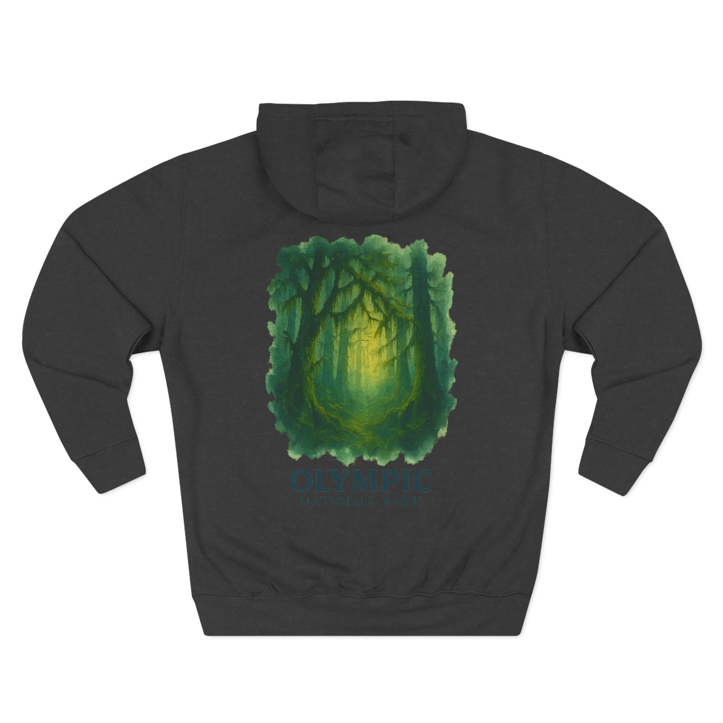 Olympic National Park Watercolor Hoodie