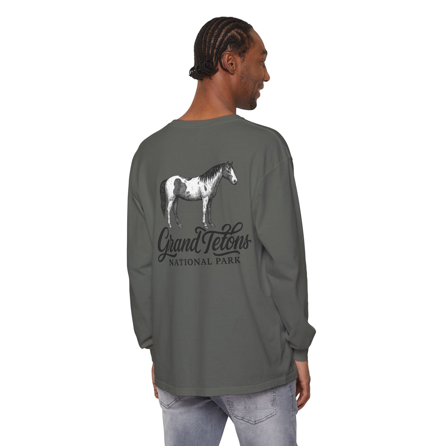 Grand Teton Park Shirt Long Sleeve Wild Horse Tee