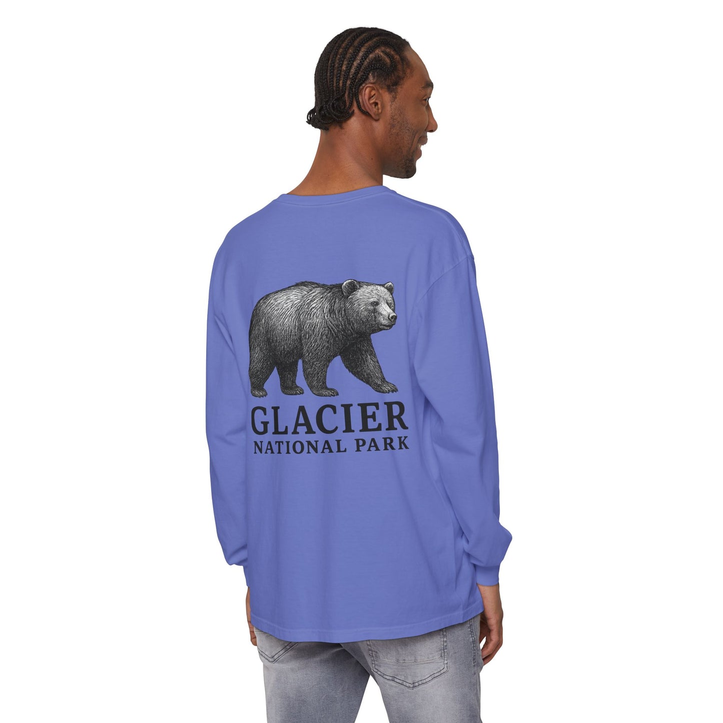 Glacier National Park Long Sleeve Bear Shirt